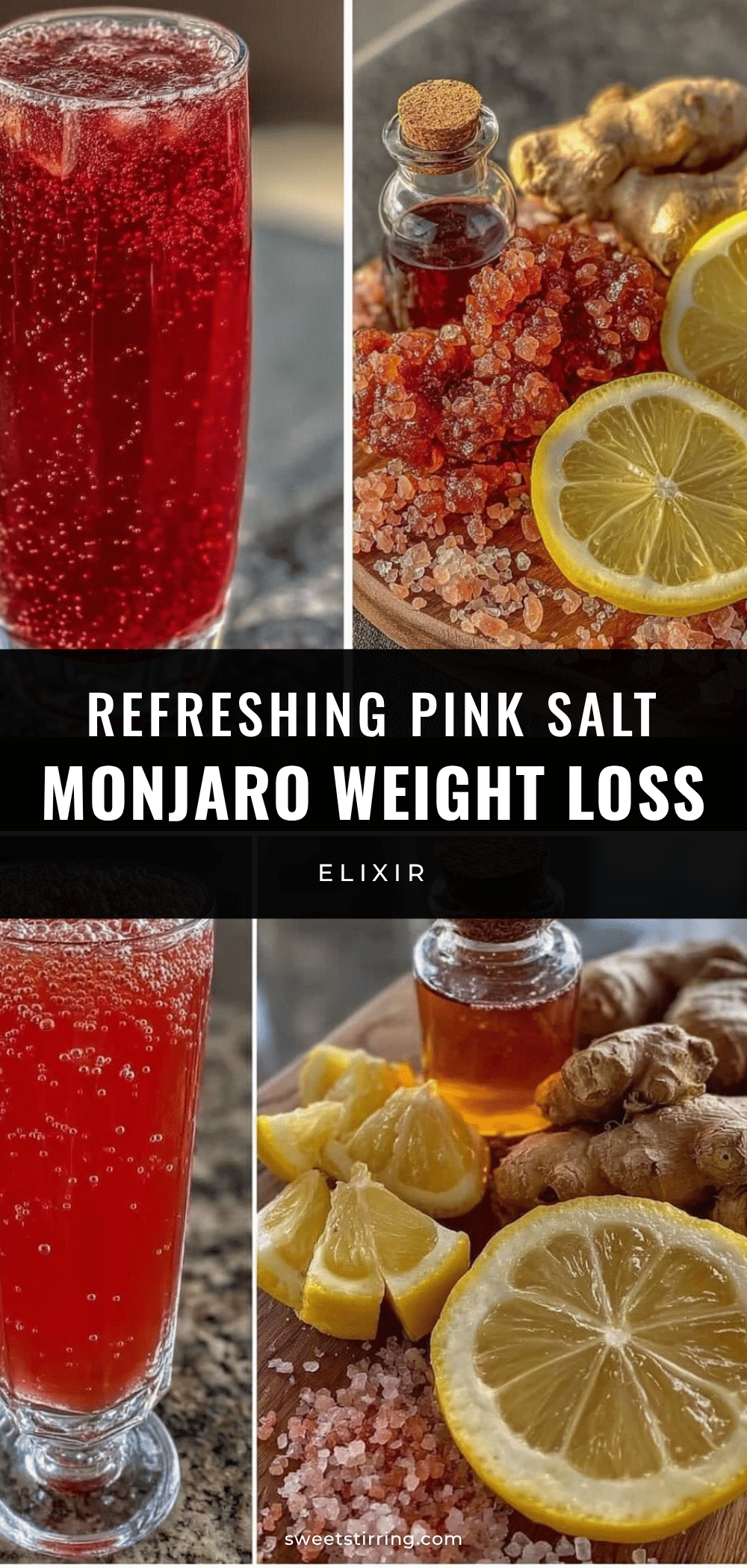 Pink Salt Monjaro Weight Loss Drink recipe