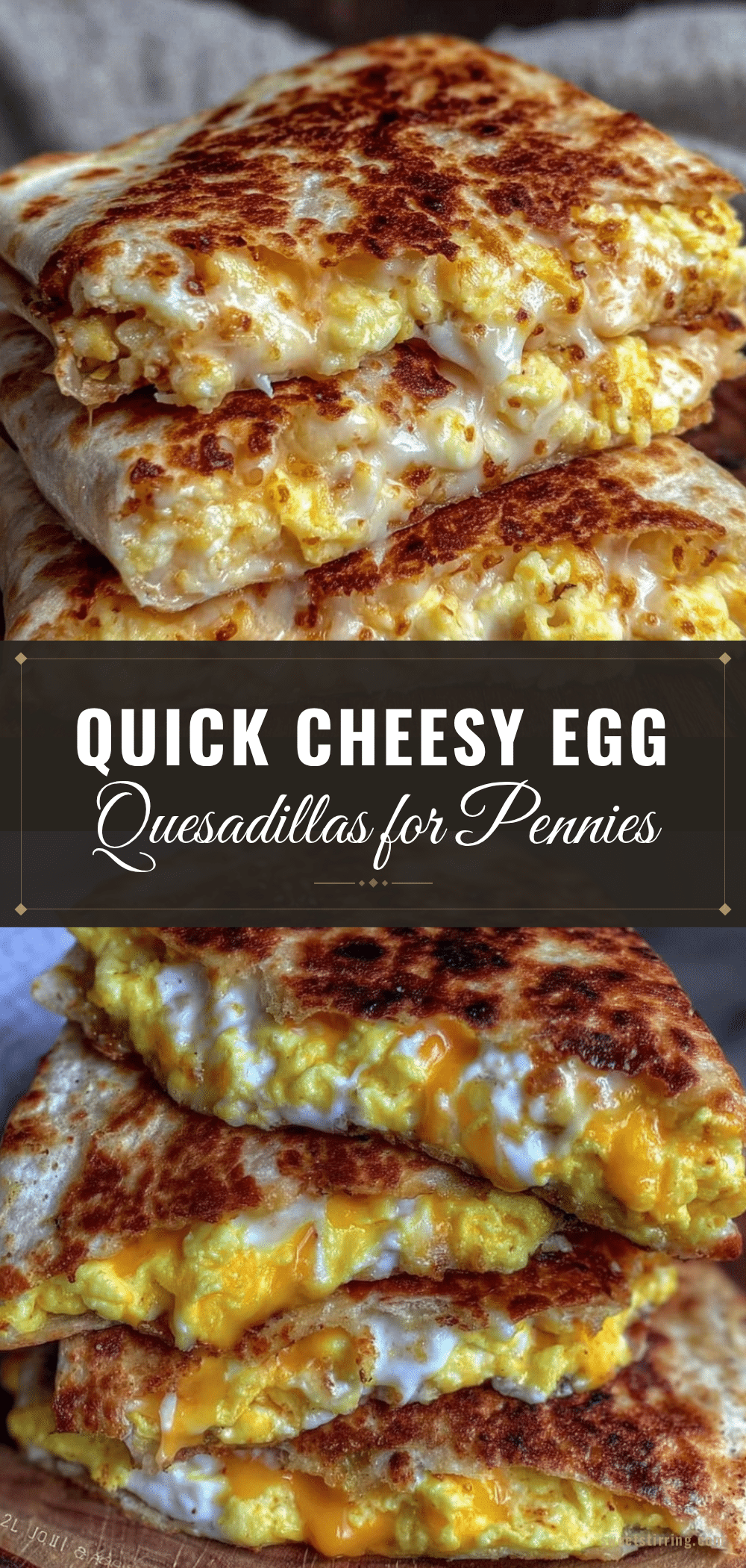 quick egg and cheese quesadillas recipe