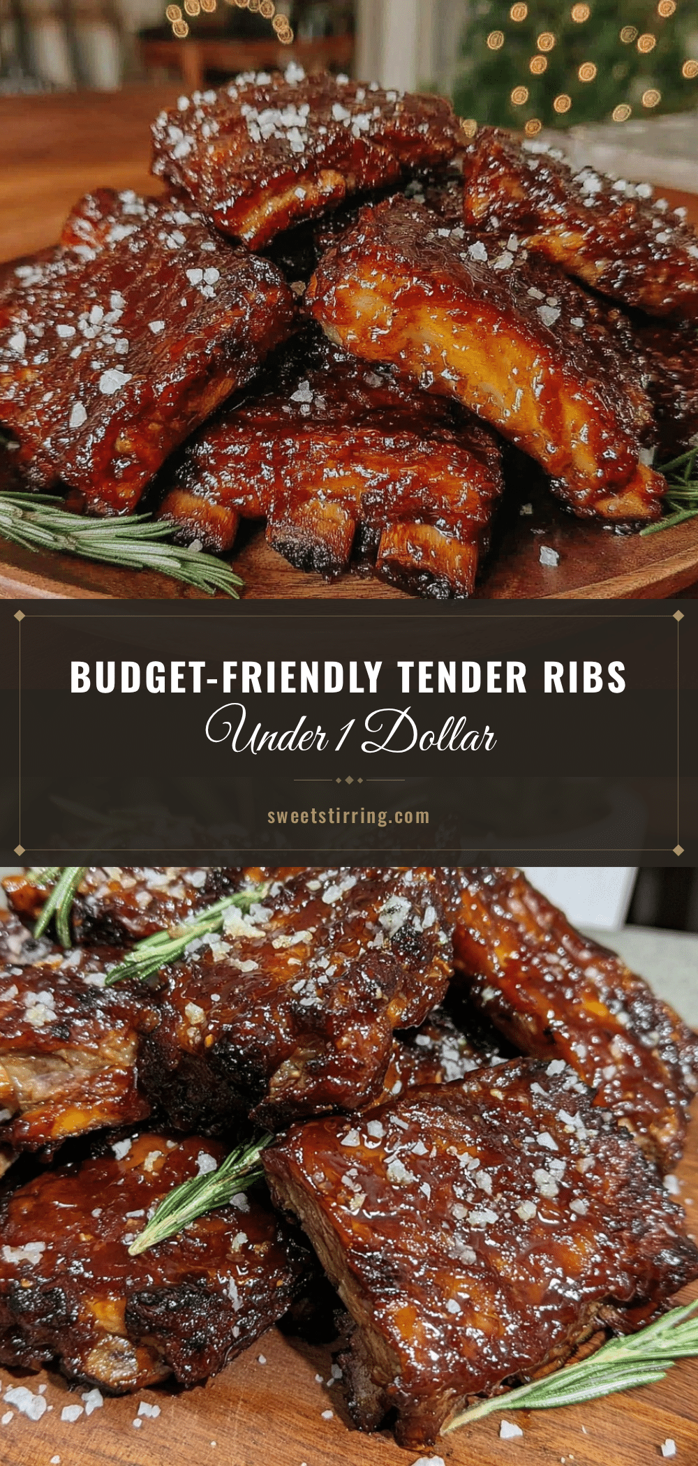 student budget ribs recipe