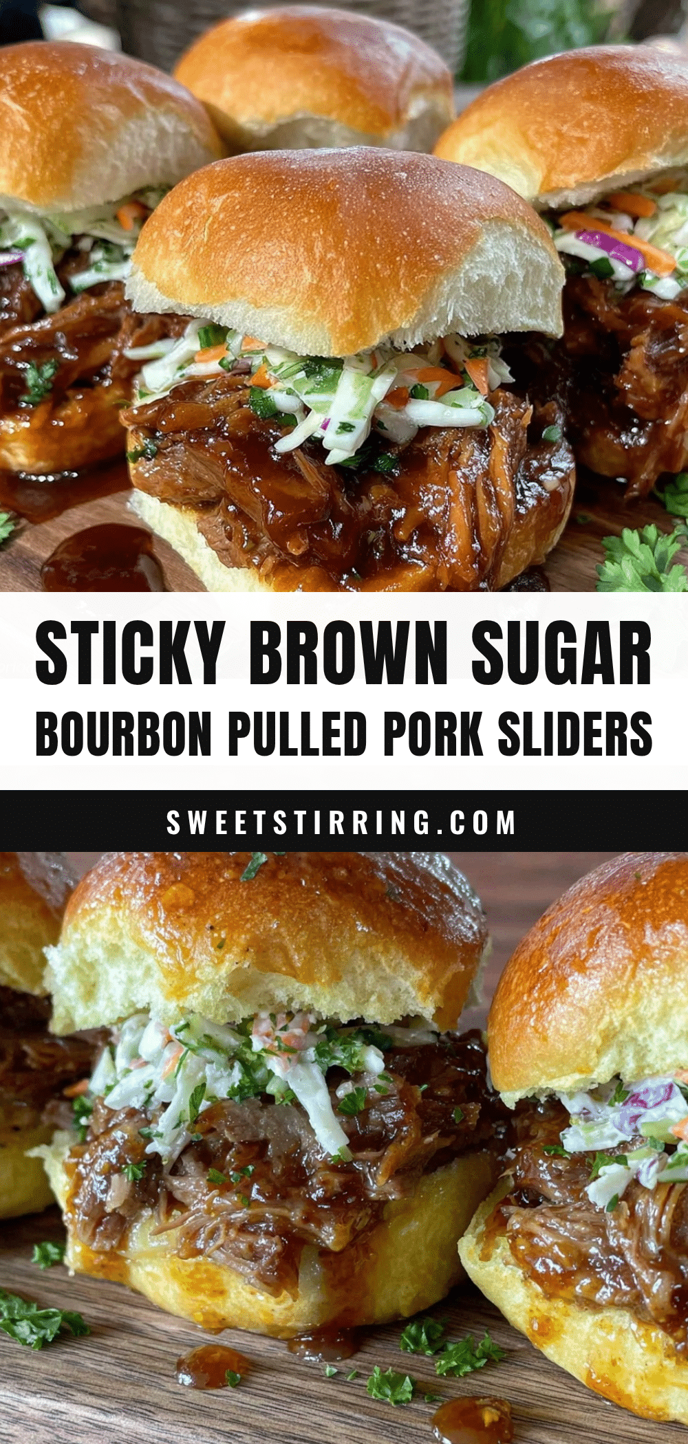 brown sugar bourbon pulled pork sliders recipe