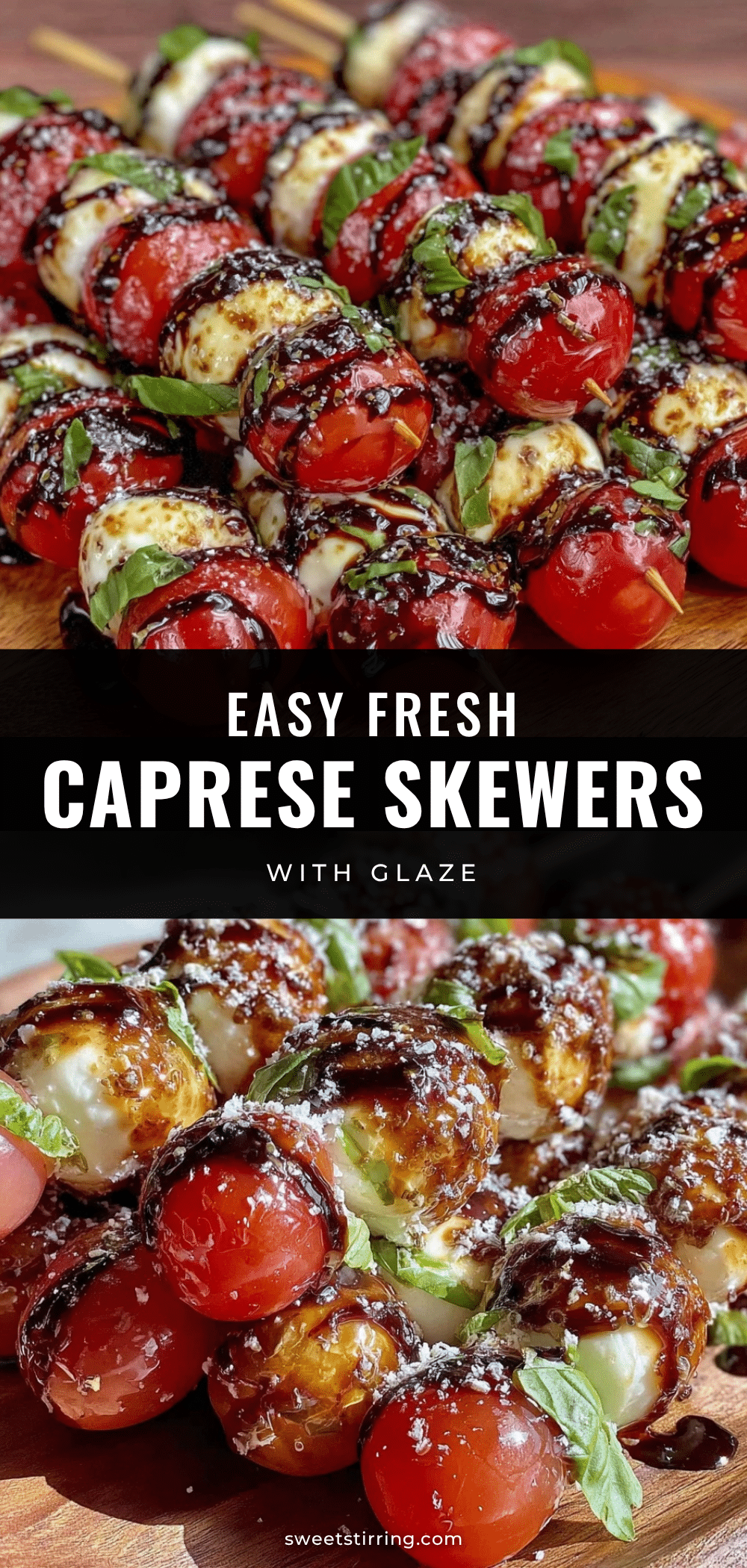Caprese Skewers recipe