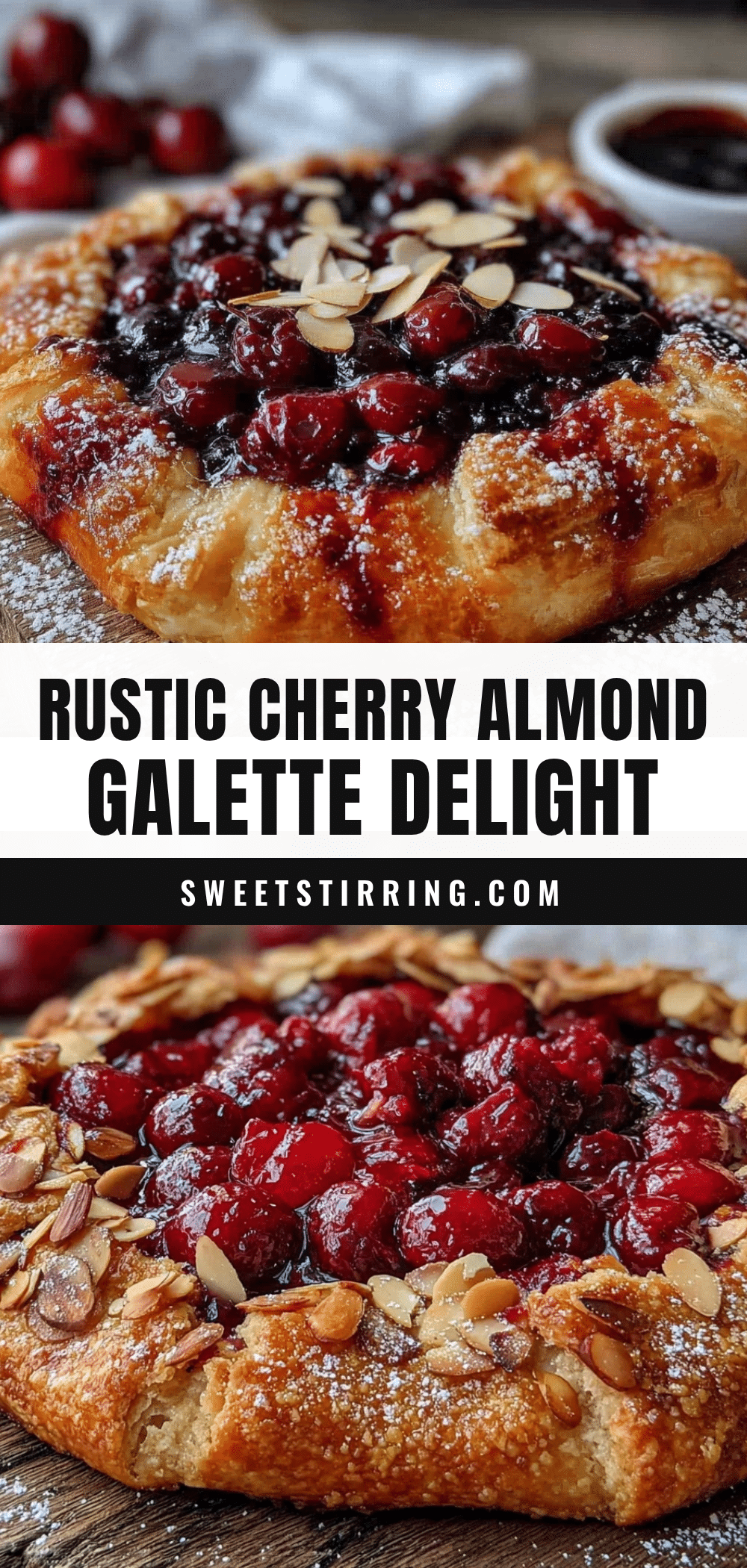 cherry almond galette recipe