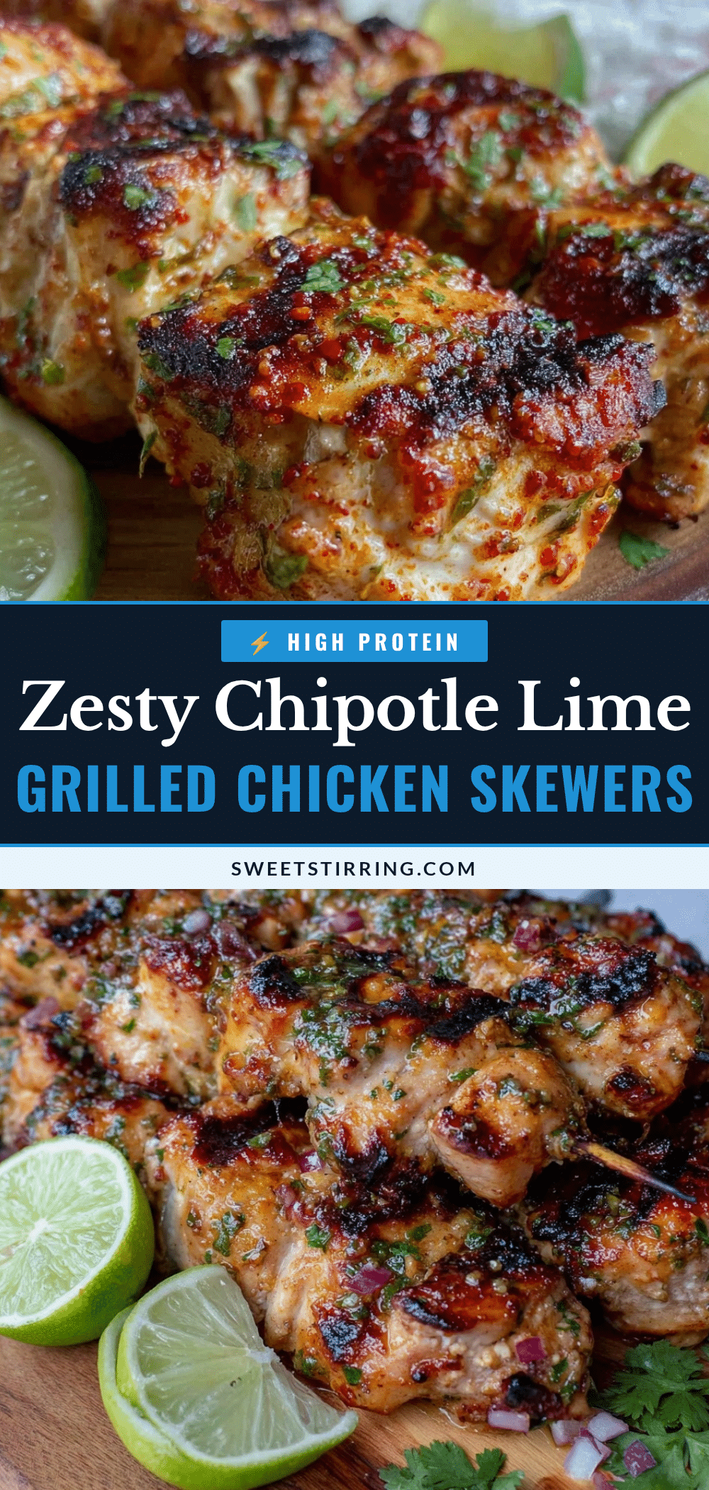 chipotle lime grilled chicken skewers recipe