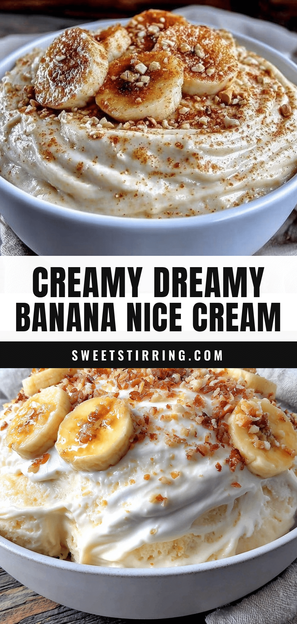 creamy banana nice cream recipe