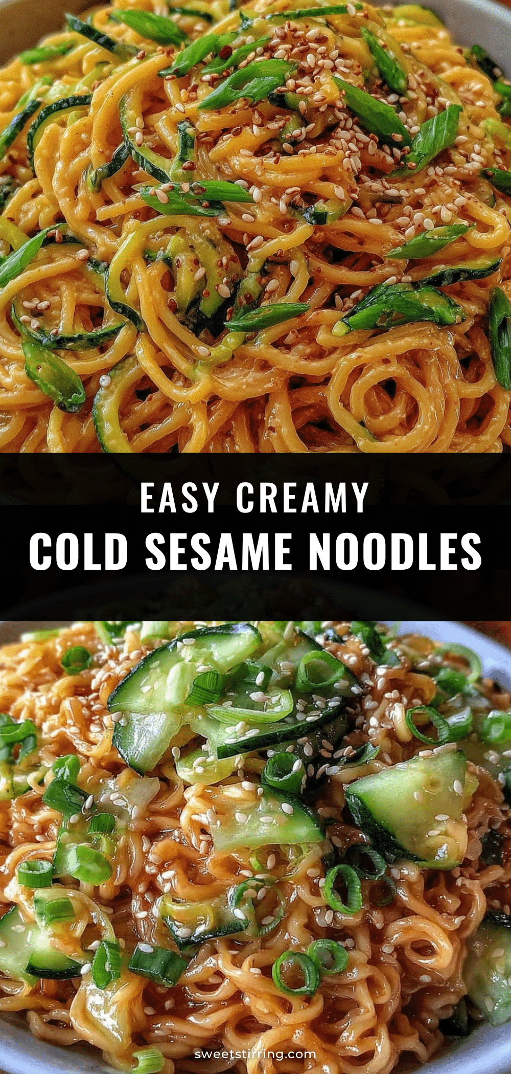 creamy cold sesame noodles recipe