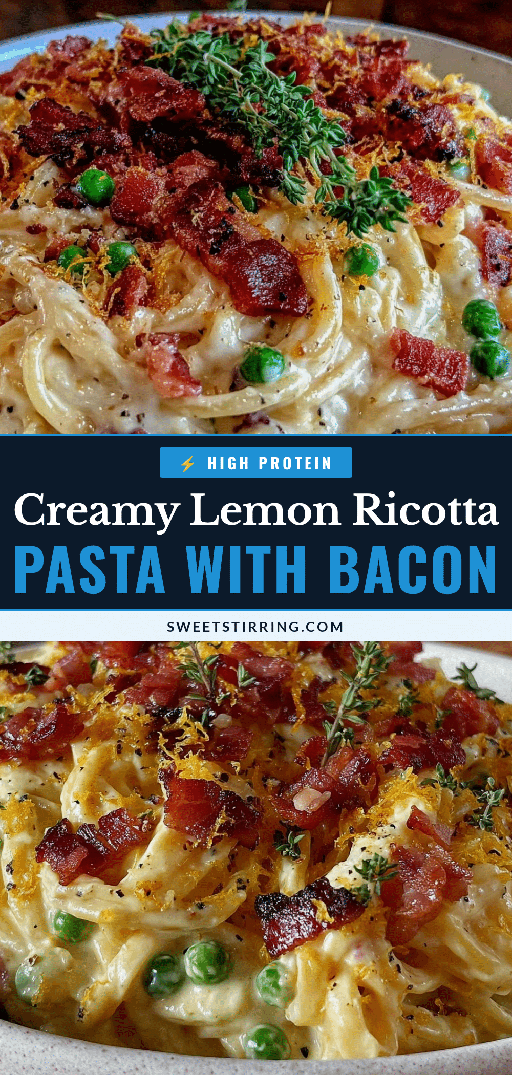 creamy lemon ricotta pasta recipe