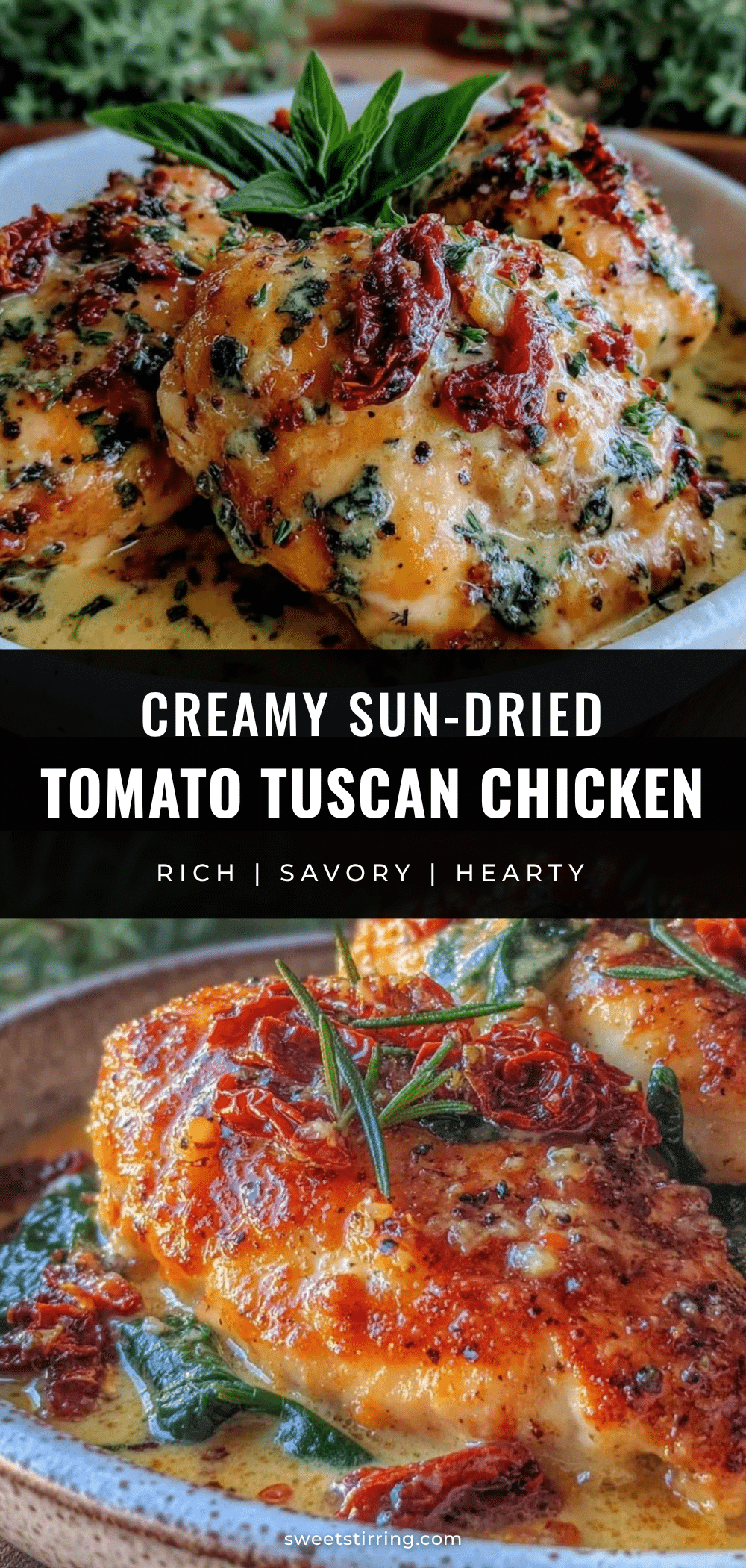 creamy tuscan chicken recipe