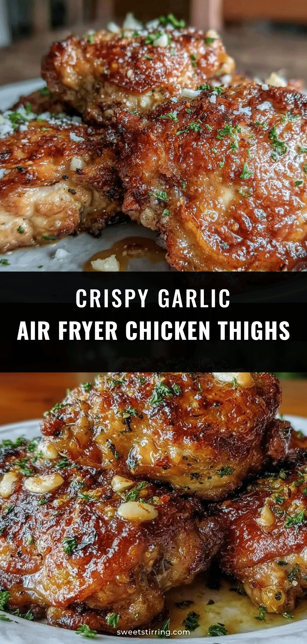 crispy air fryer chicken thighs recipe