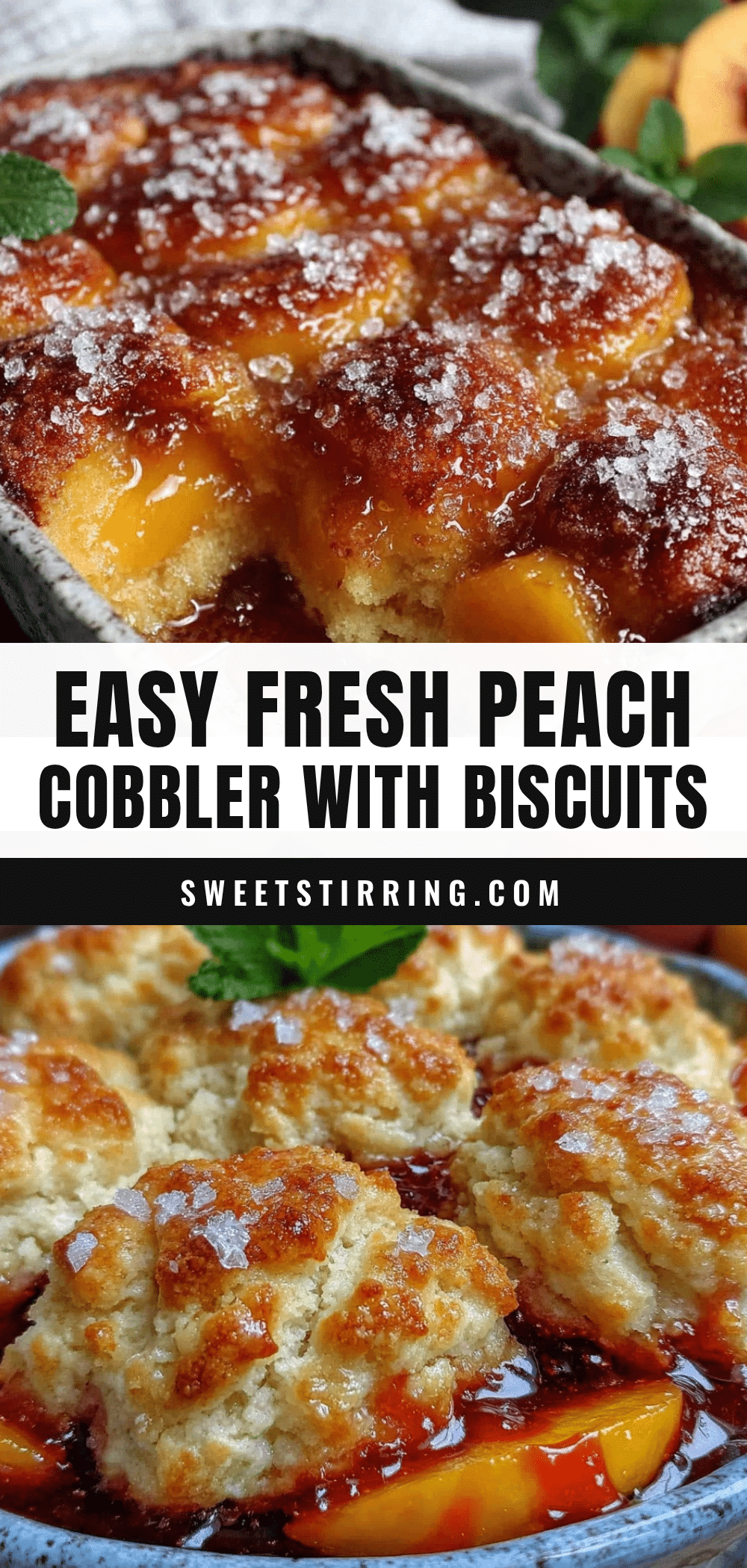 easy fresh peach cobbler recipe
