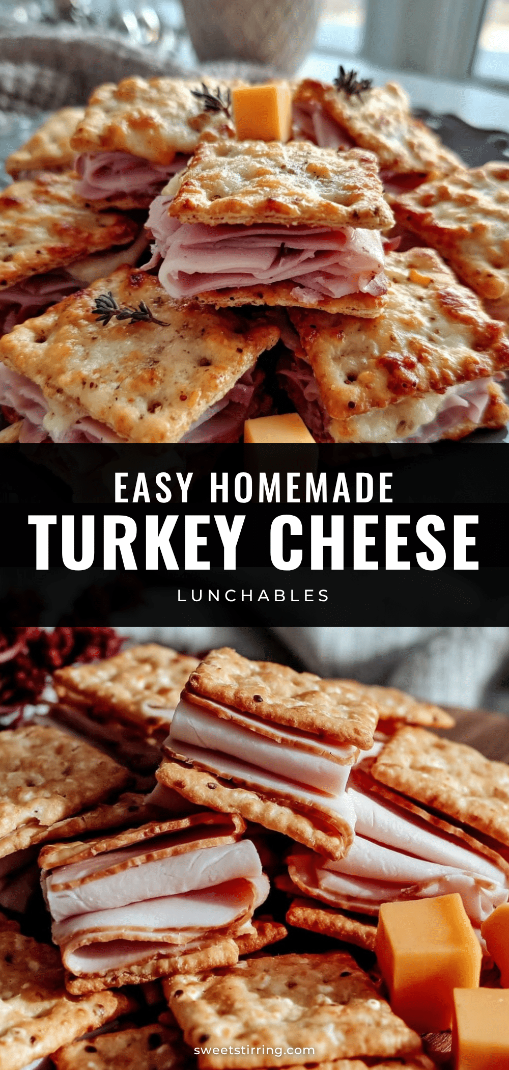 easy homemade turkey and cheese lunchables recipe