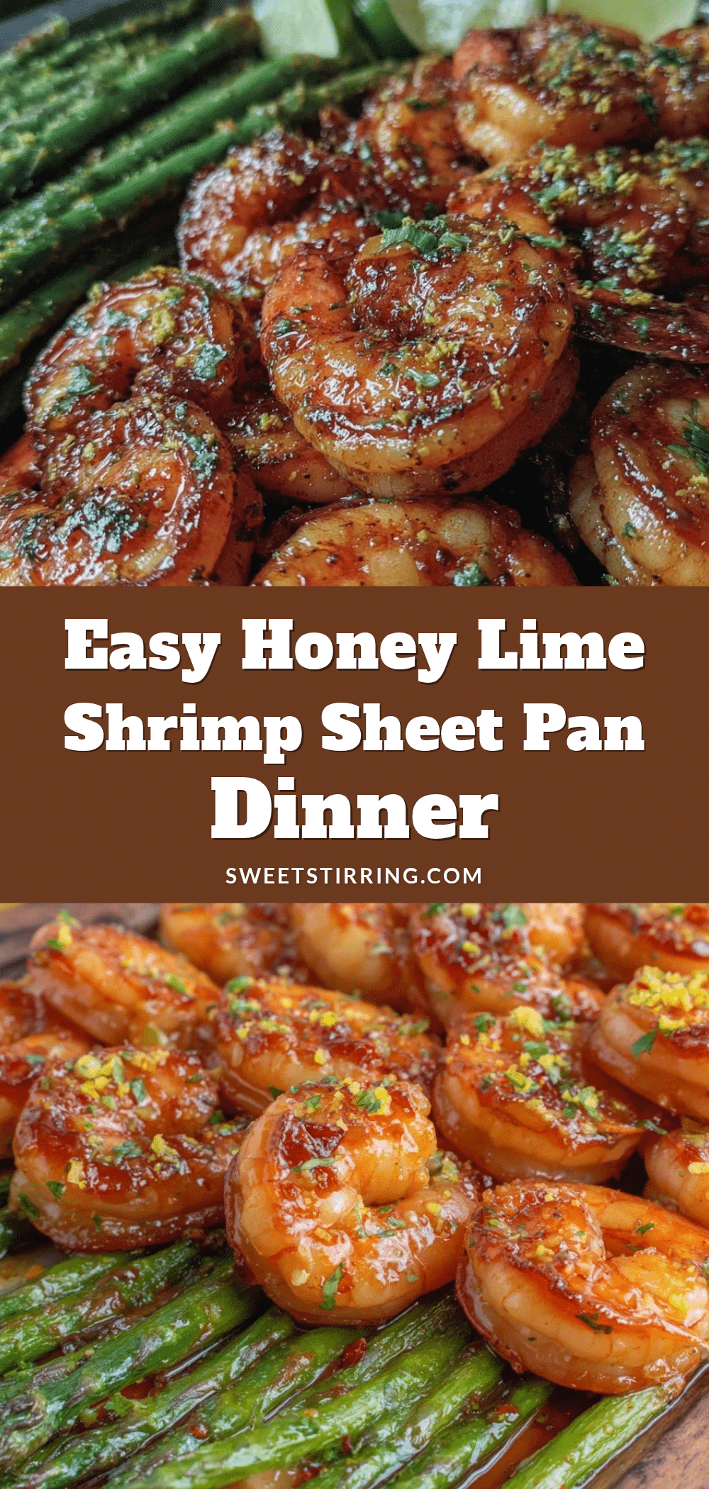 easy sheet pan honey lime shrimp recipe
