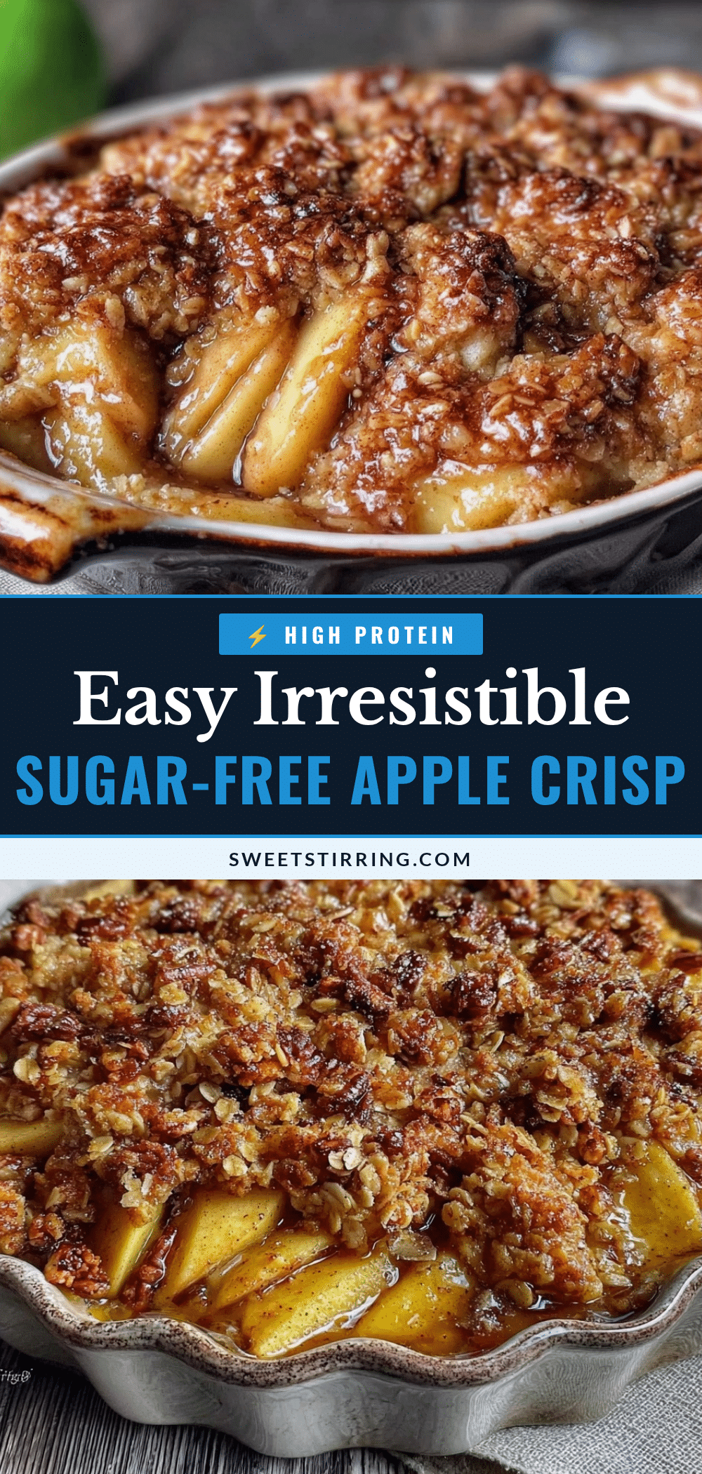 easy sugar-free apple crisp recipe