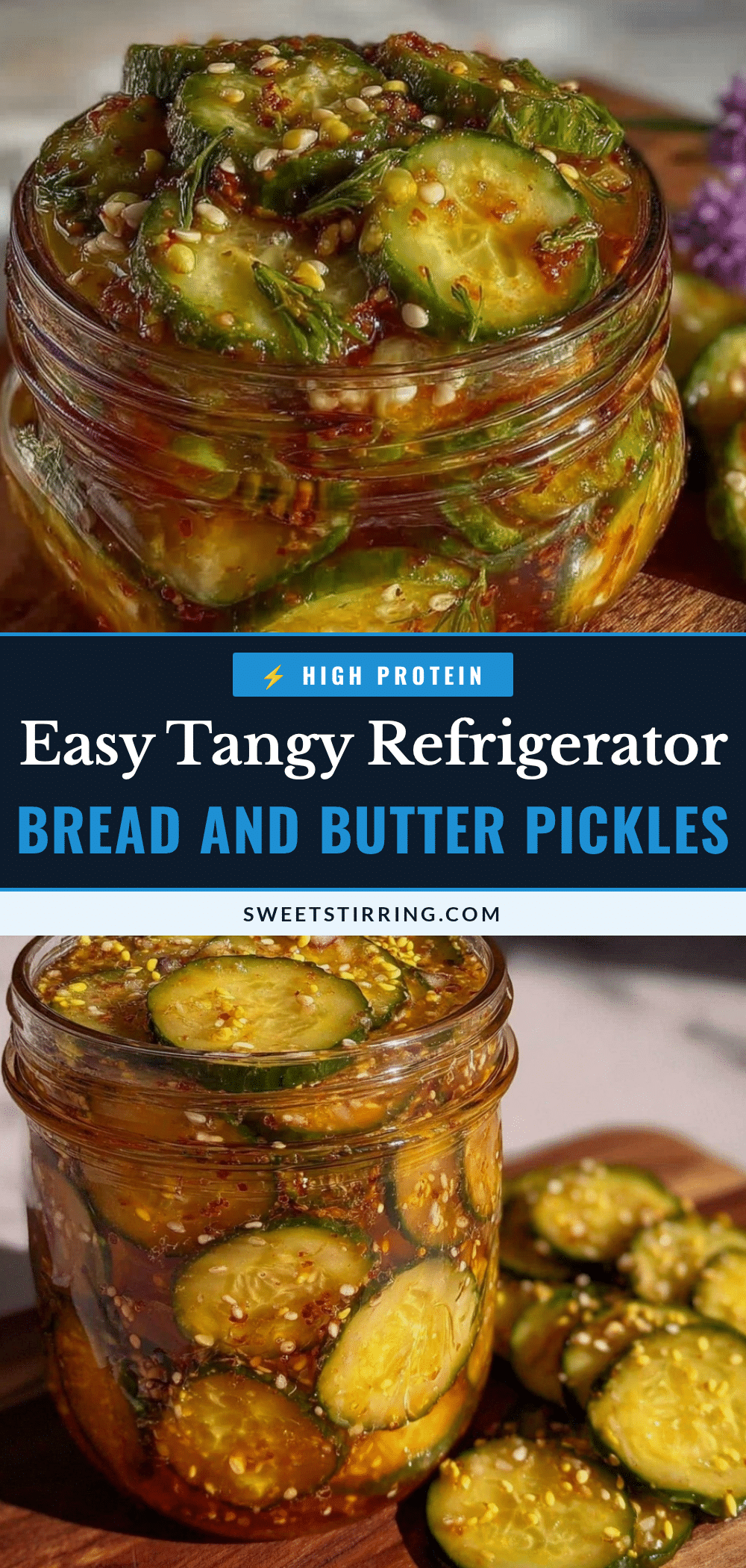 easy tangy refrigerator bread and butter pickles recipe