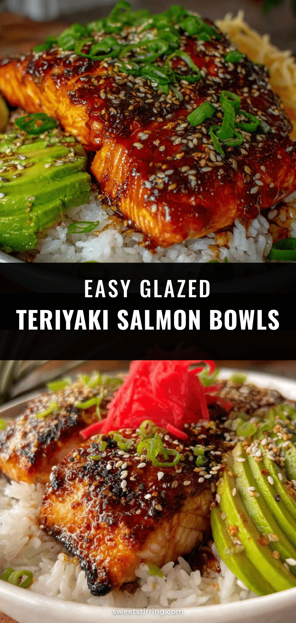 easy teriyaki salmon bowls recipe
