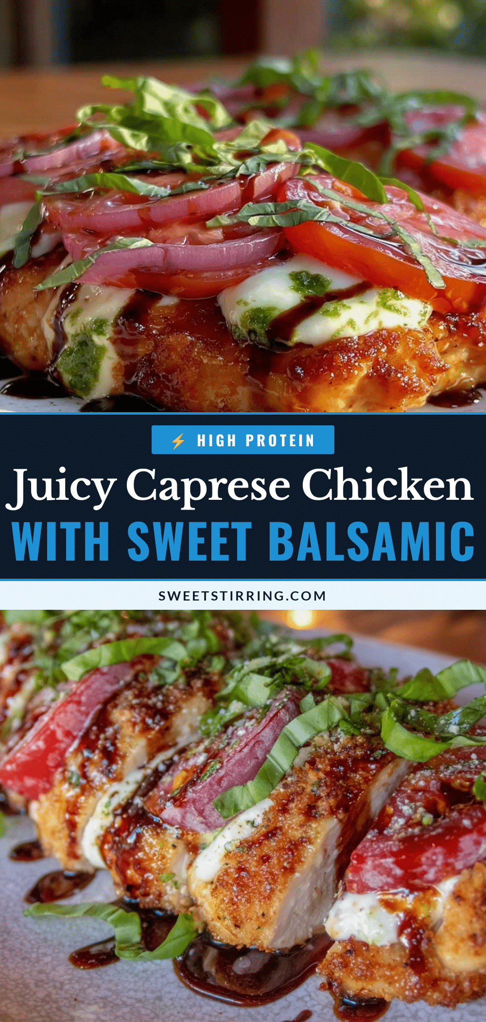 Flavorful Caprese Chicken recipe