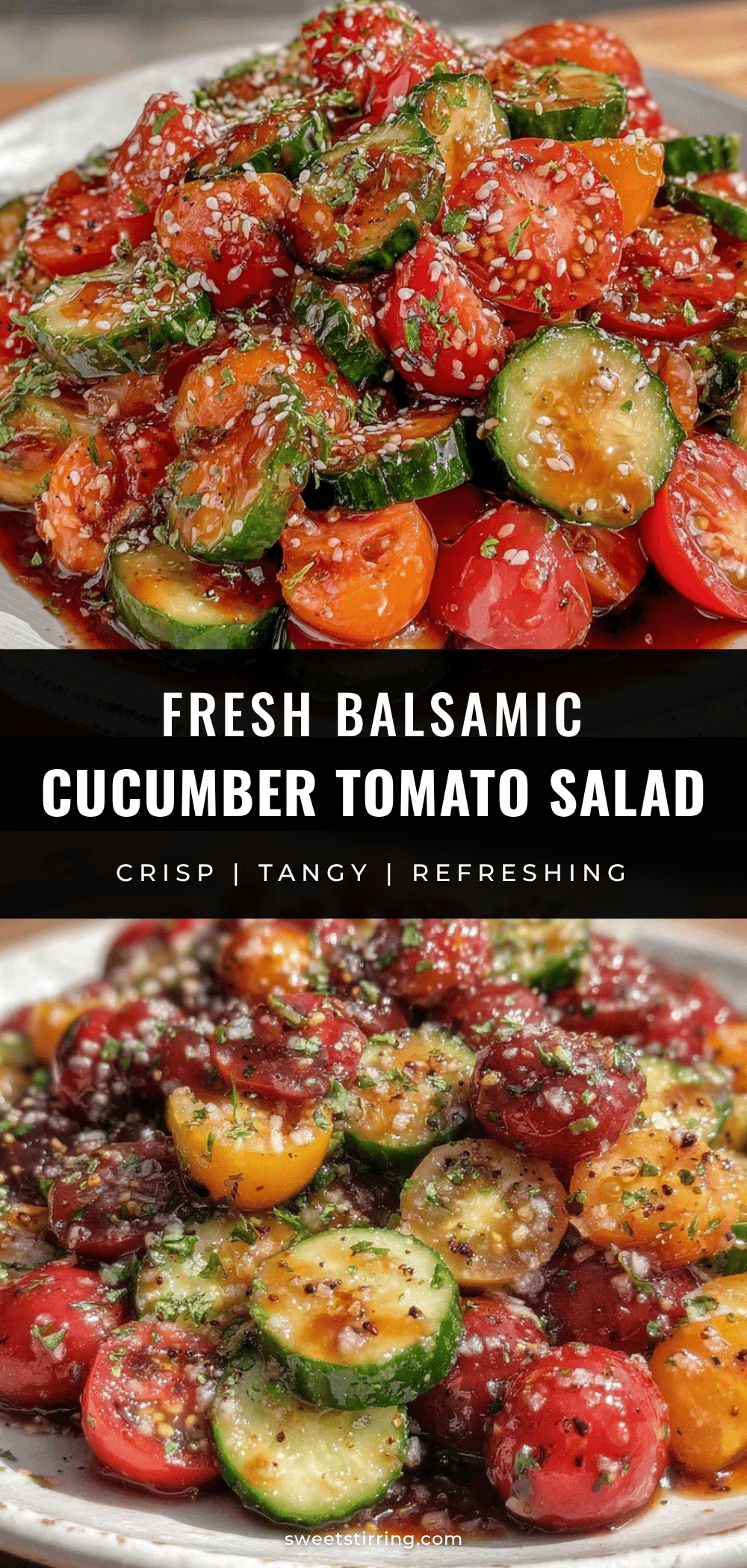 fresh cucumber tomato salad recipe