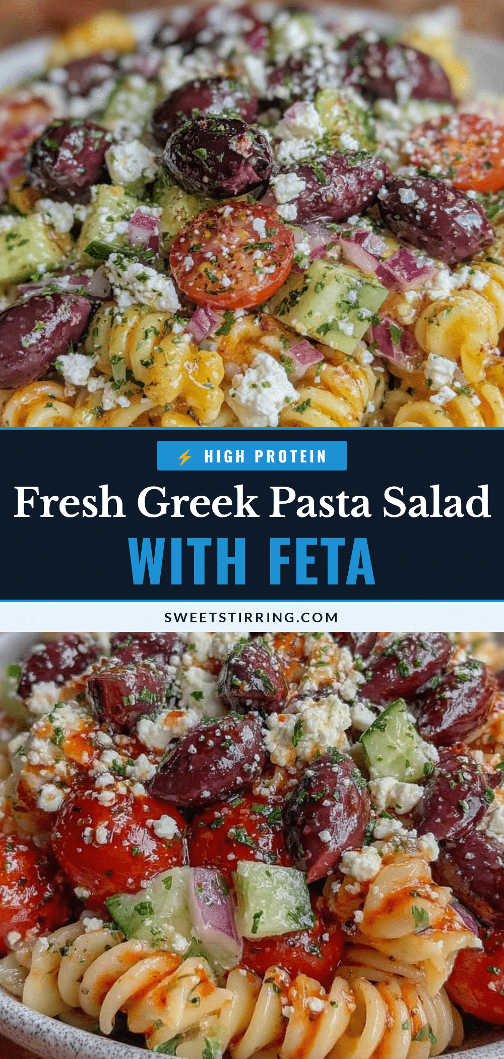 fresh greek pasta salad recipe