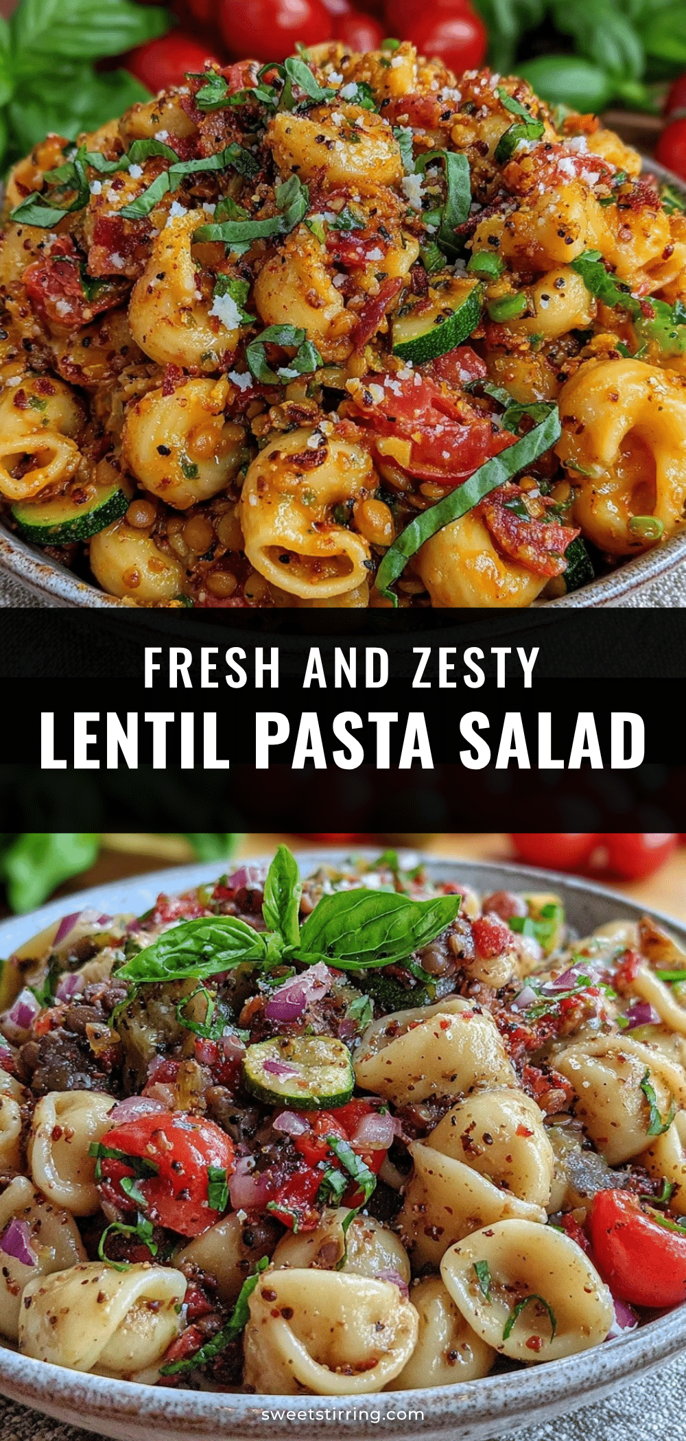 fresh lentil pasta salad recipe