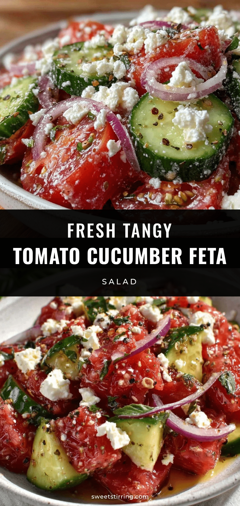 fresh tomato cucumber feta salad recipe