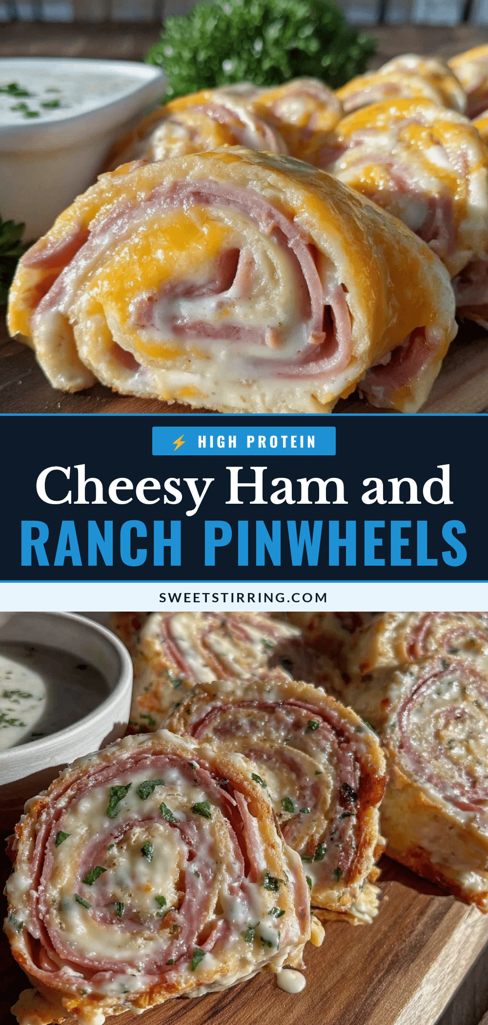 ham and cheese pinwheels recipe