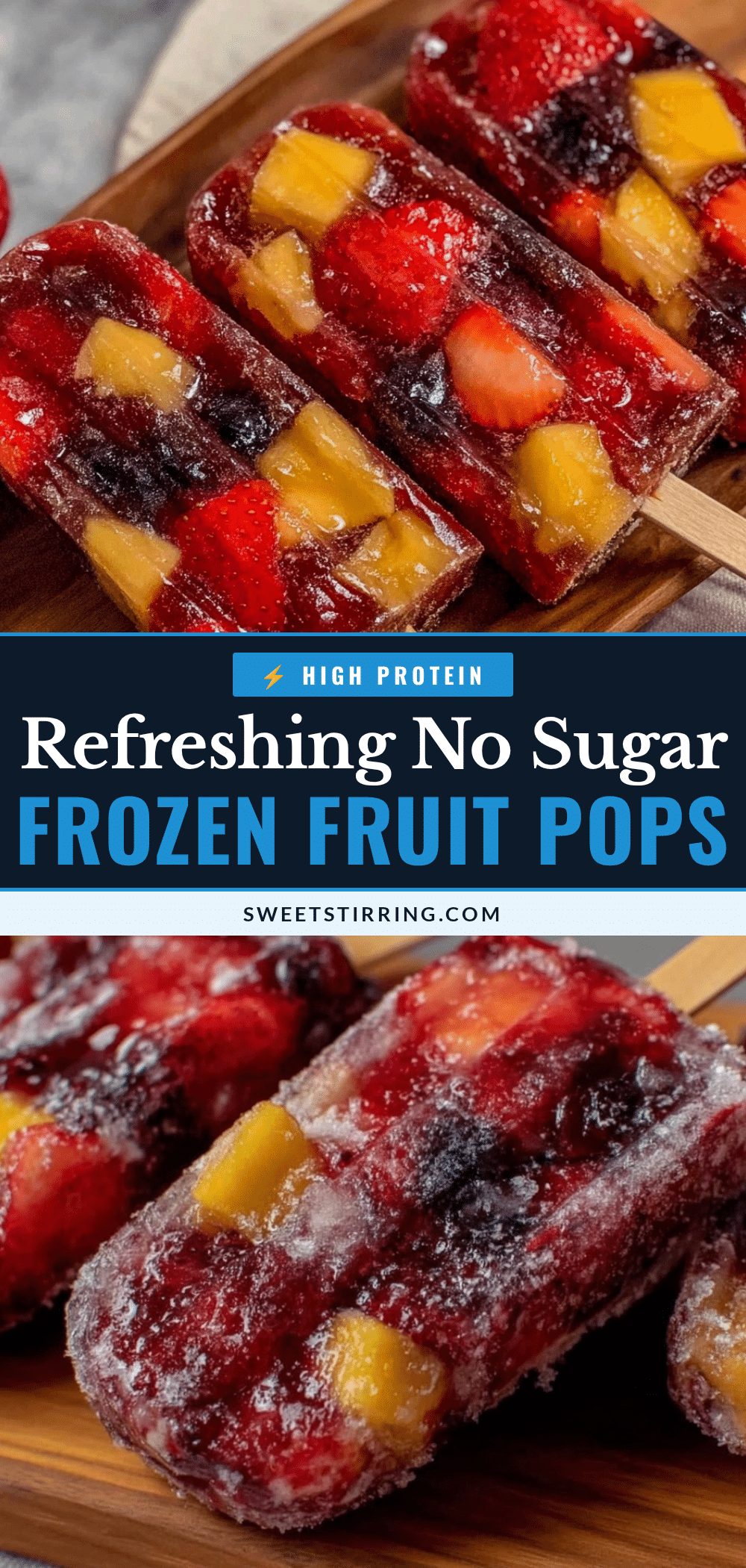healthy frozen fruit pops recipe