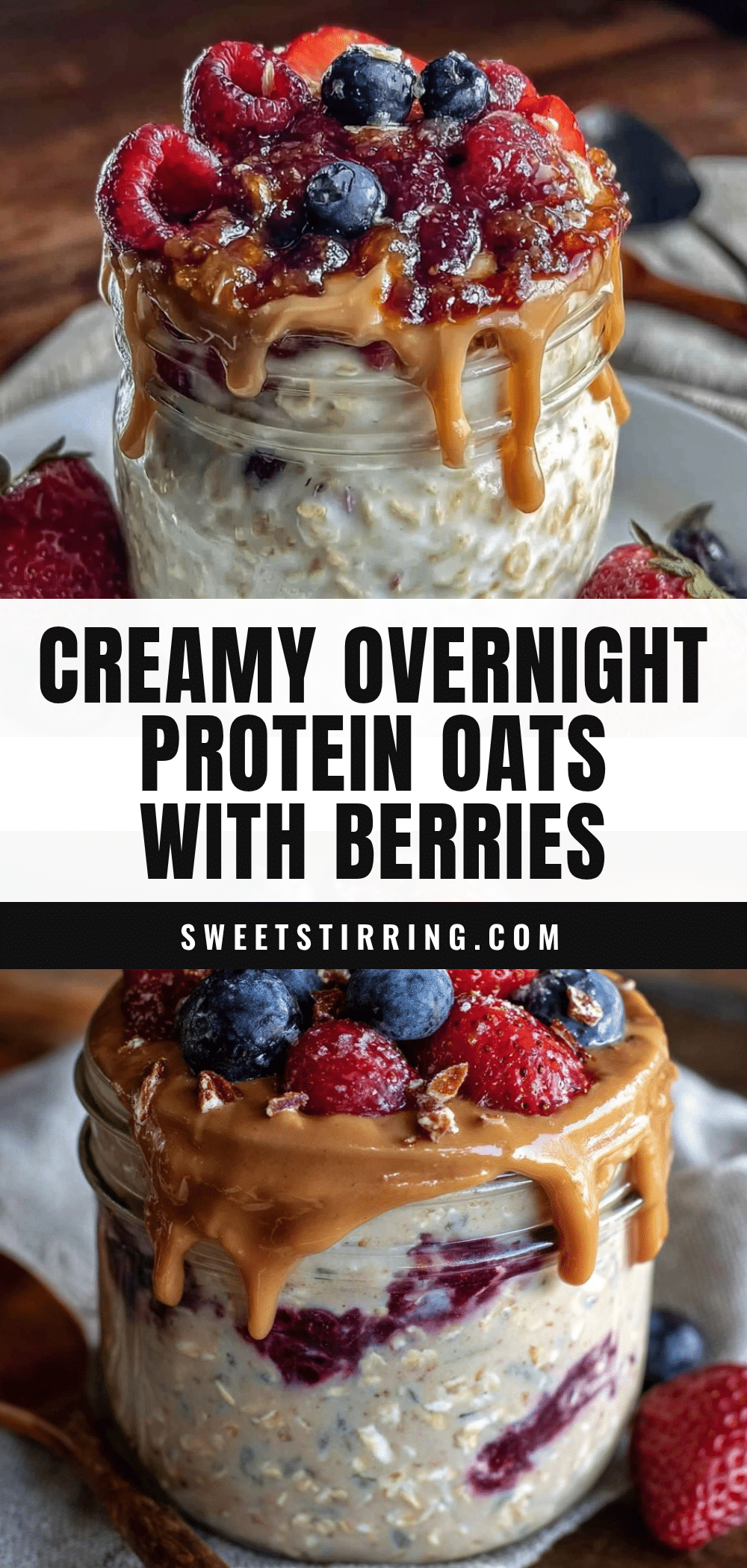 healthy overnight protein oats recipe