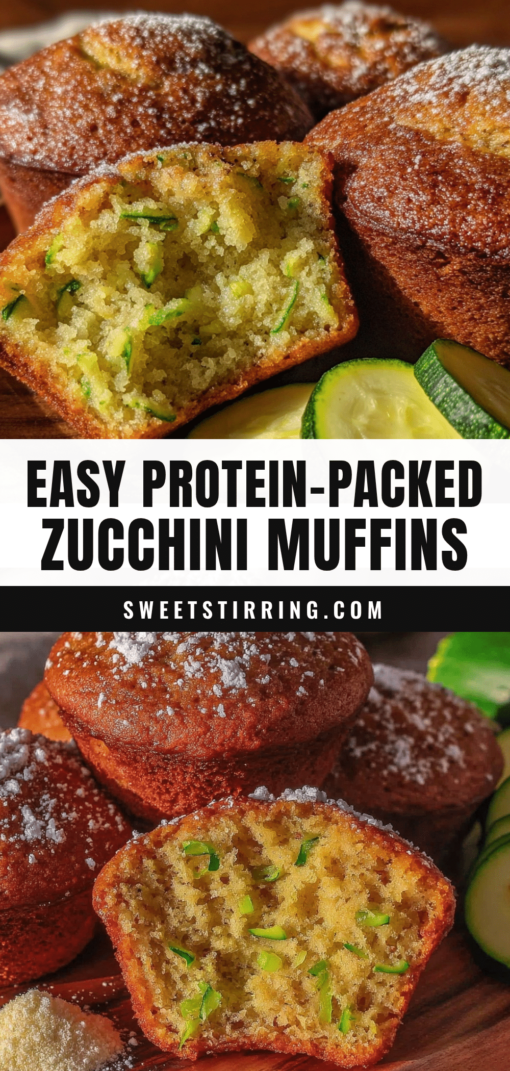 healthy protein zucchini muffins recipe