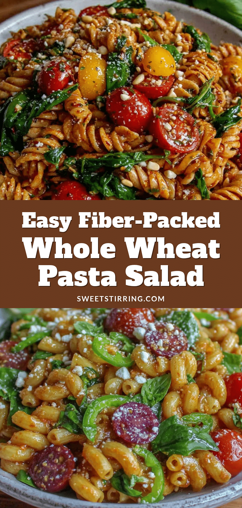 healthy whole wheat pasta salad recipe