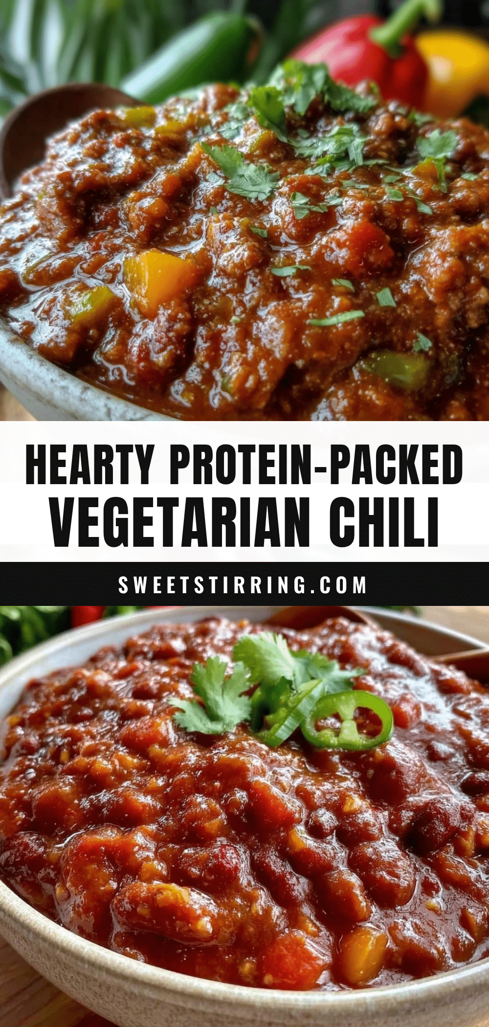 hearty vegetarian chili recipe
