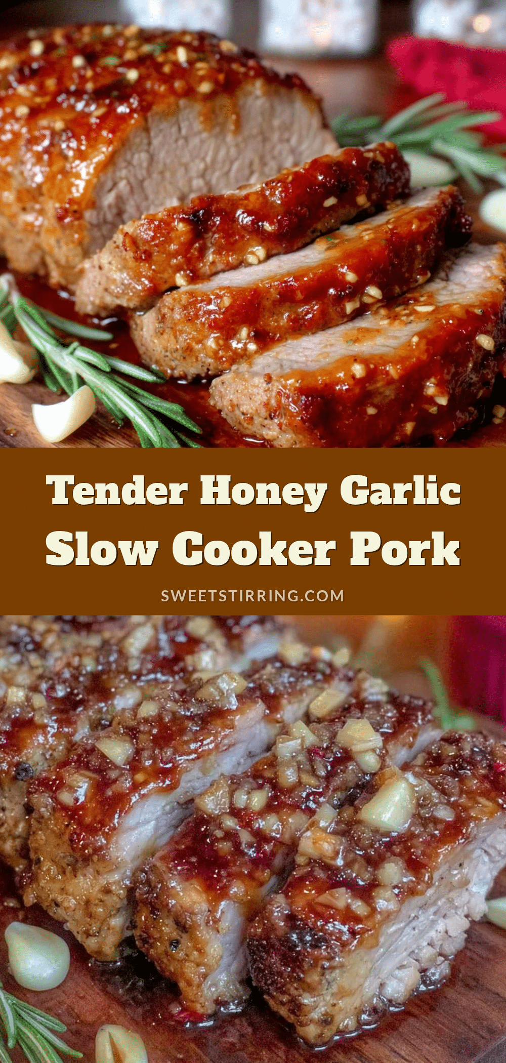 honey garlic slow cooker pork tenderloin recipe