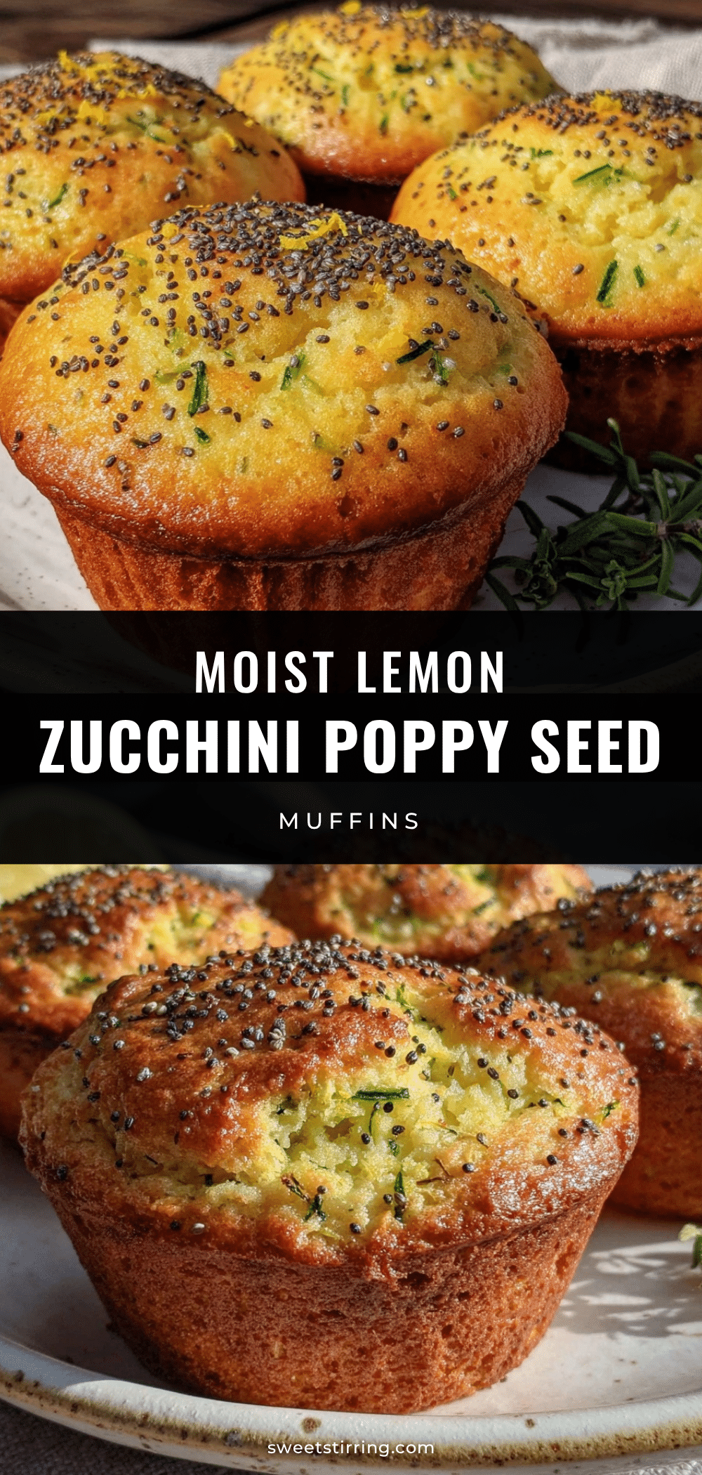lemon zucchini muffins recipe