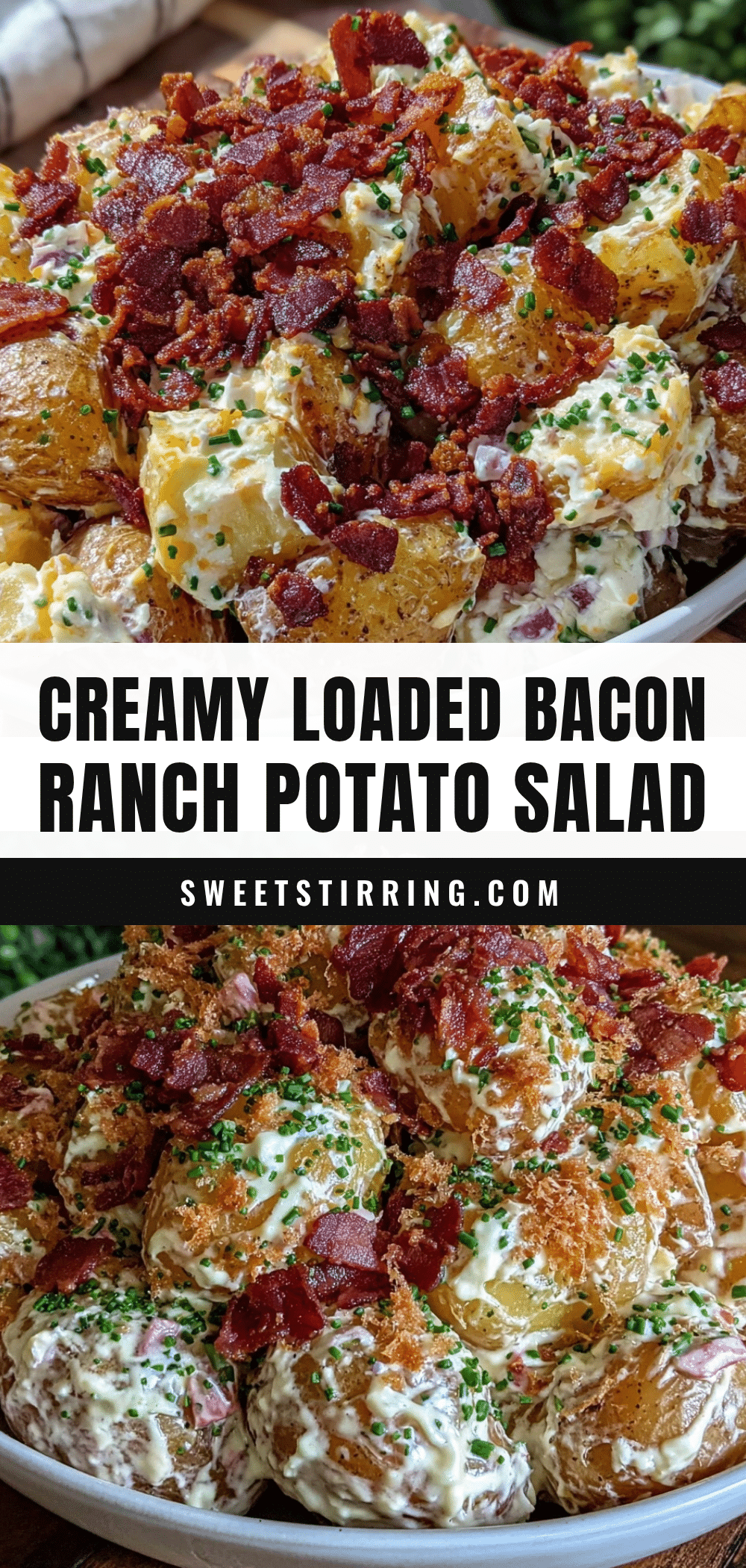 loaded bacon ranch potato salad recipe