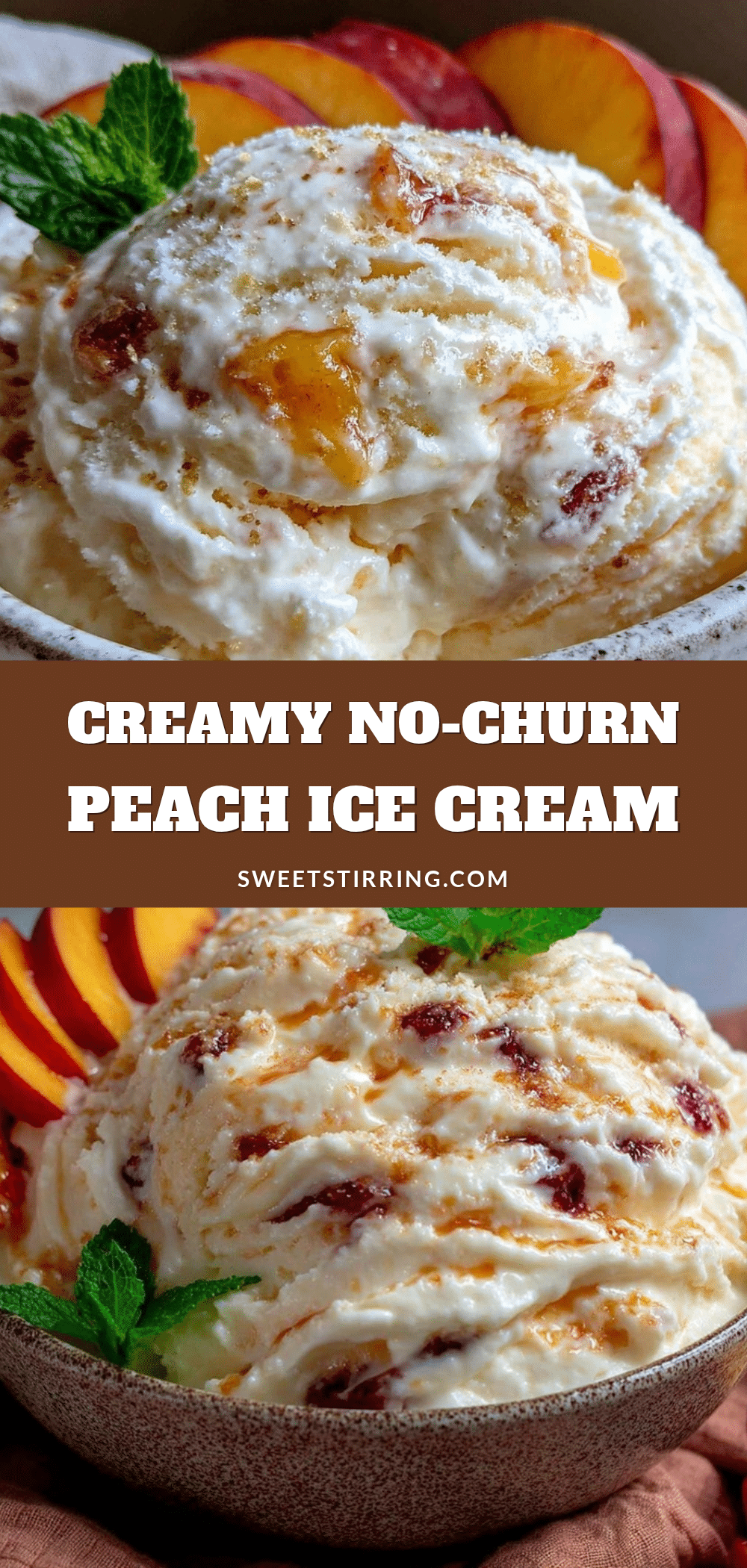 no-churn peach ice cream recipe
