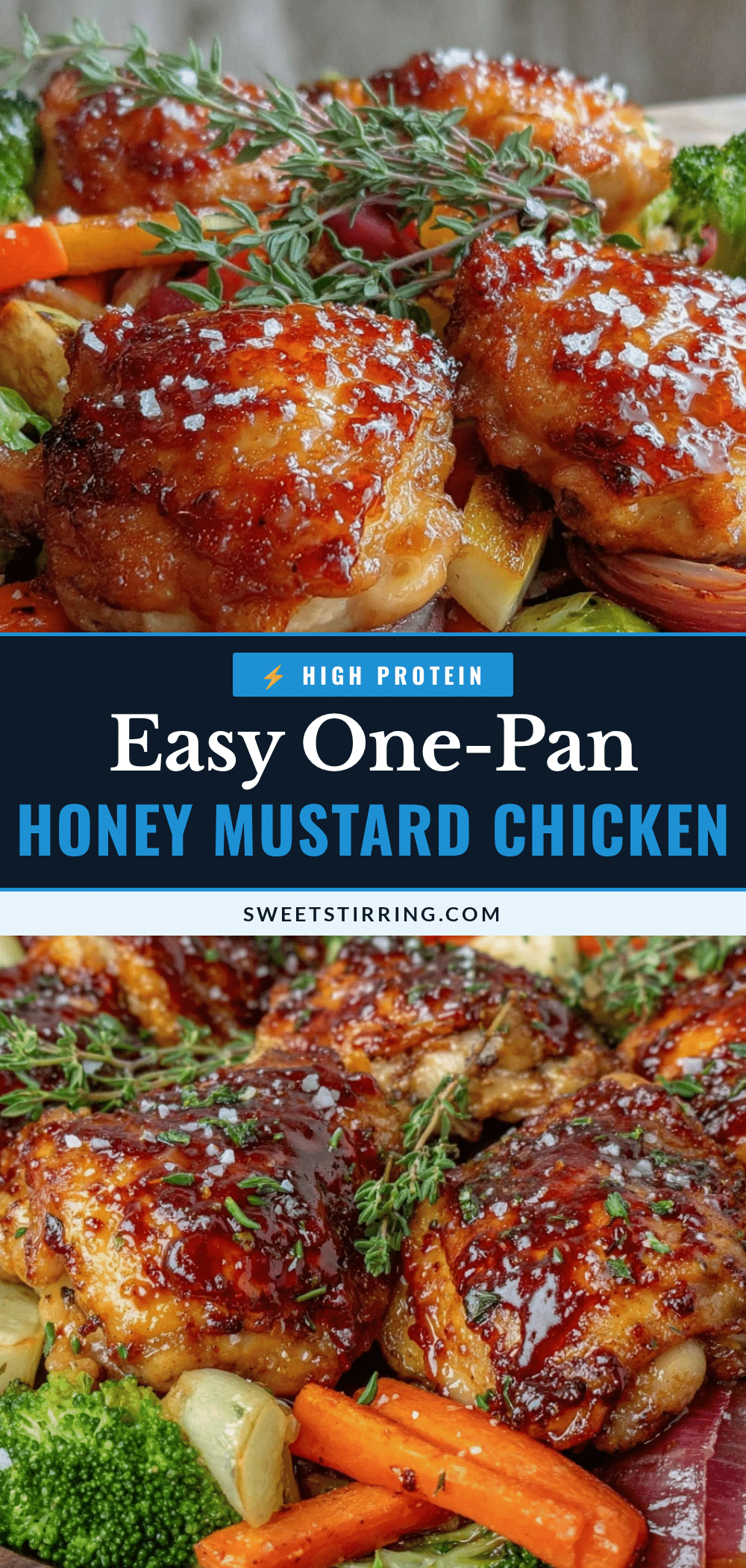 one-pan honey mustard chicken recipe