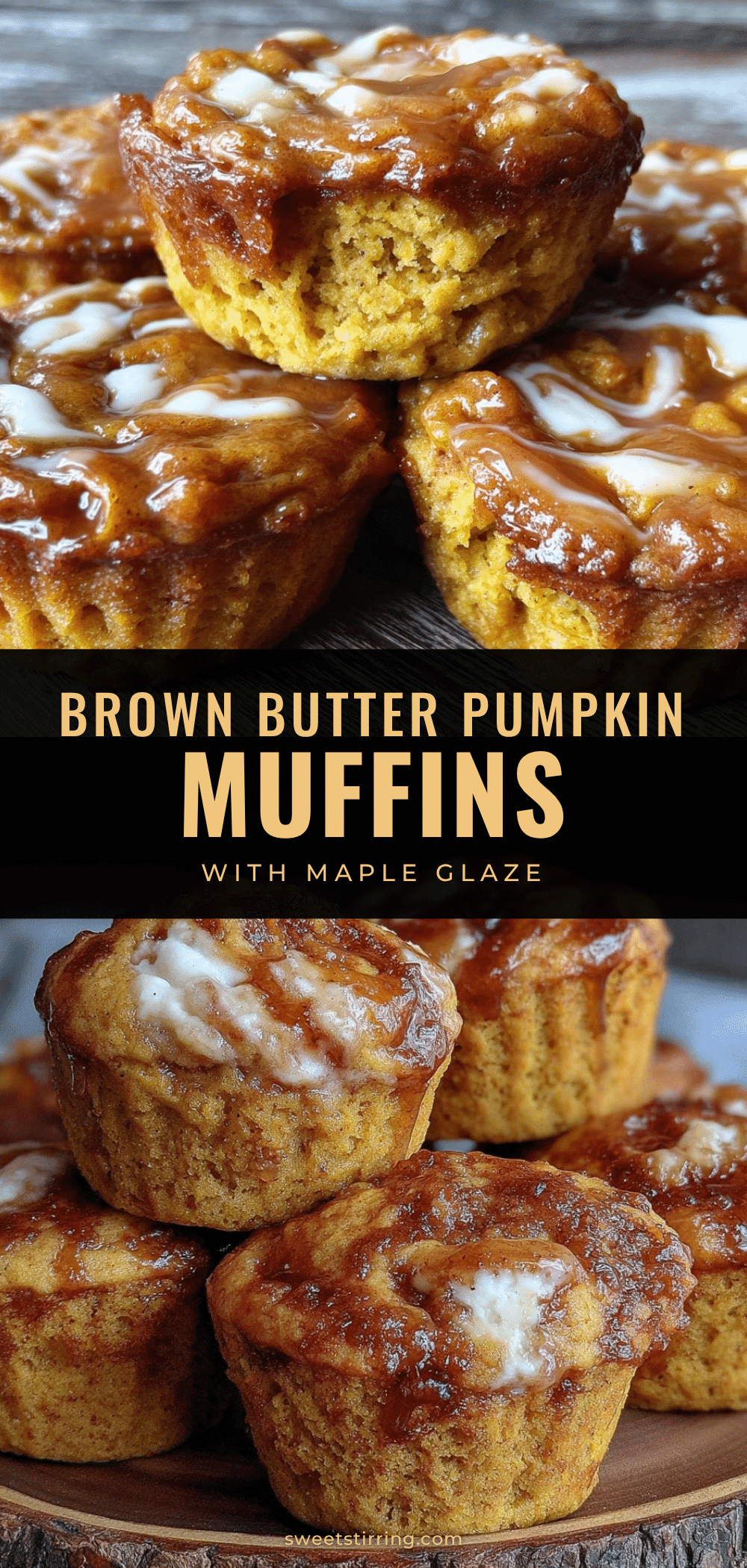 brown butter pumpkin cream cheese muffins recipe
