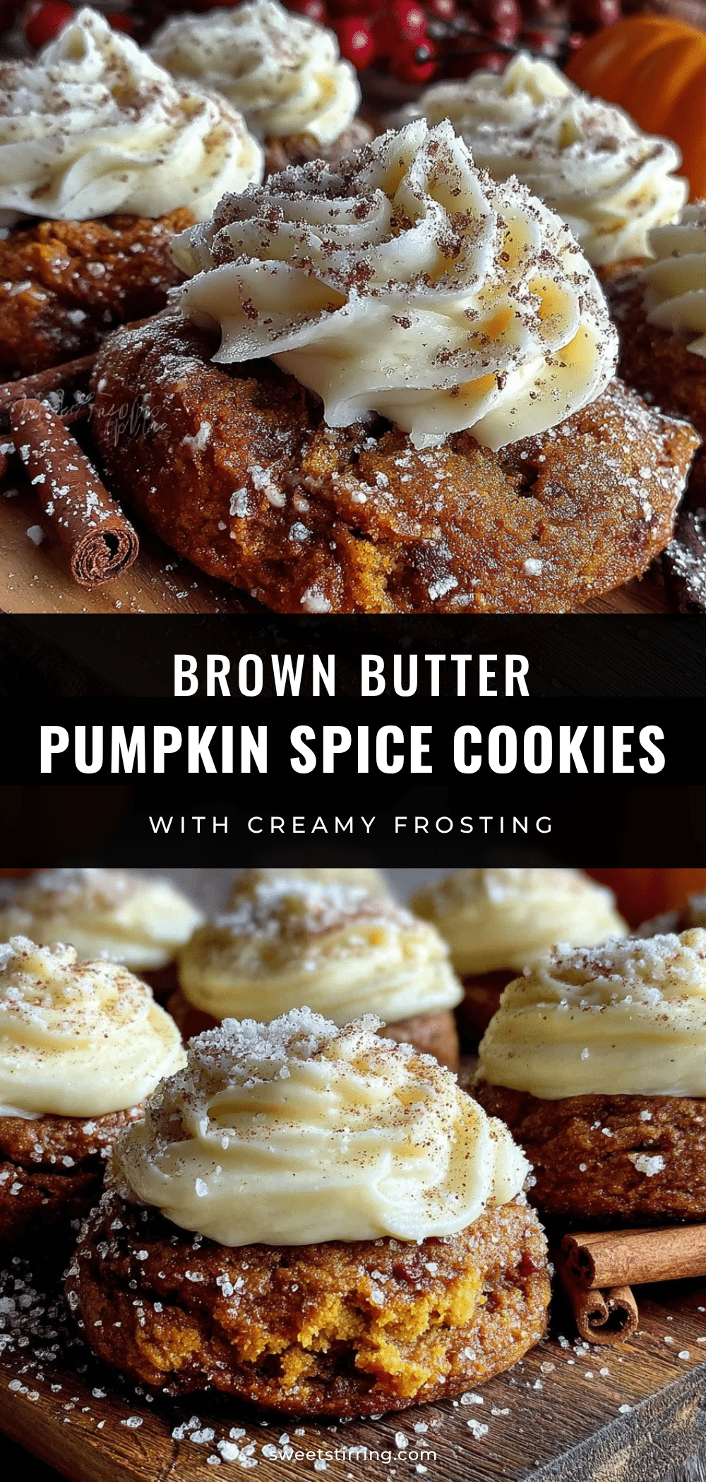 brown butter pumpkin spice cookies recipe