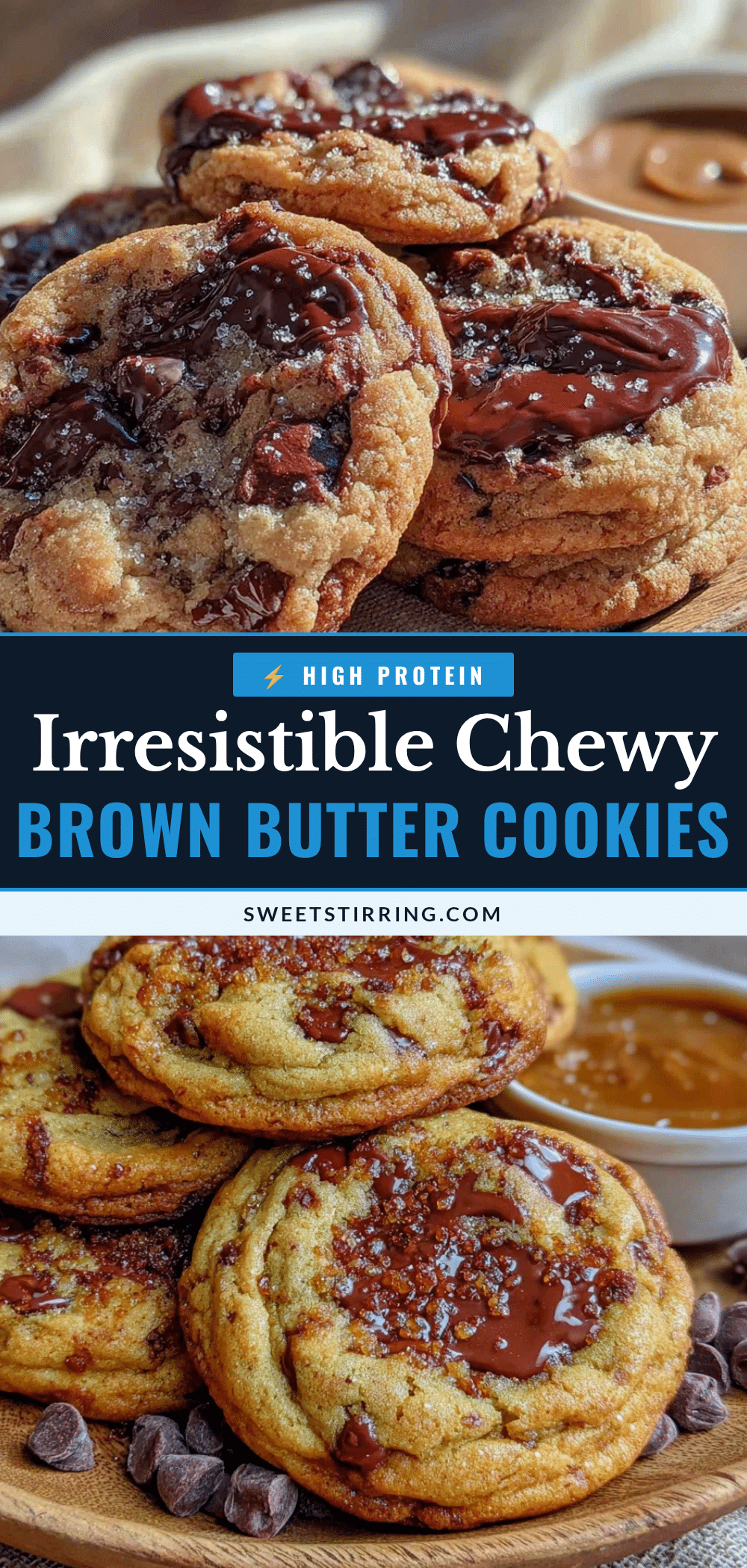 chewy brown butter chocolate chip cookies recipe