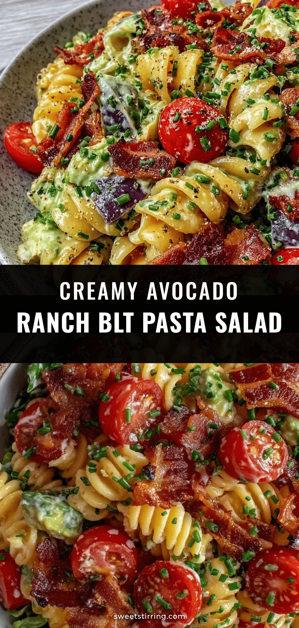creamy BLT pasta salad recipe
