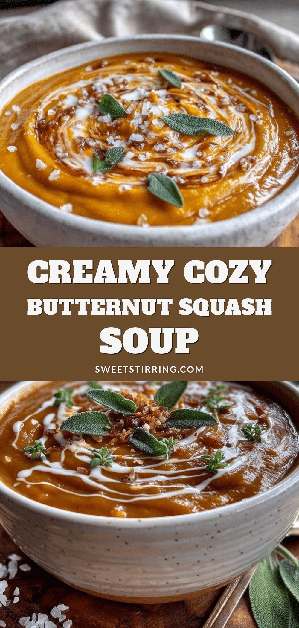 creamy butternut squash soup recipe