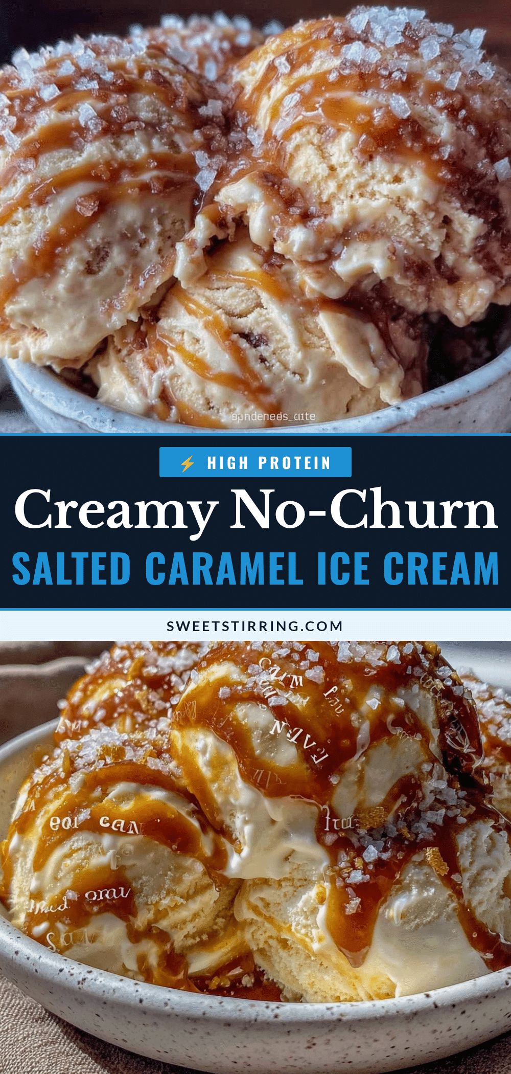 creamy no-churn salted caramel ice cream recipe