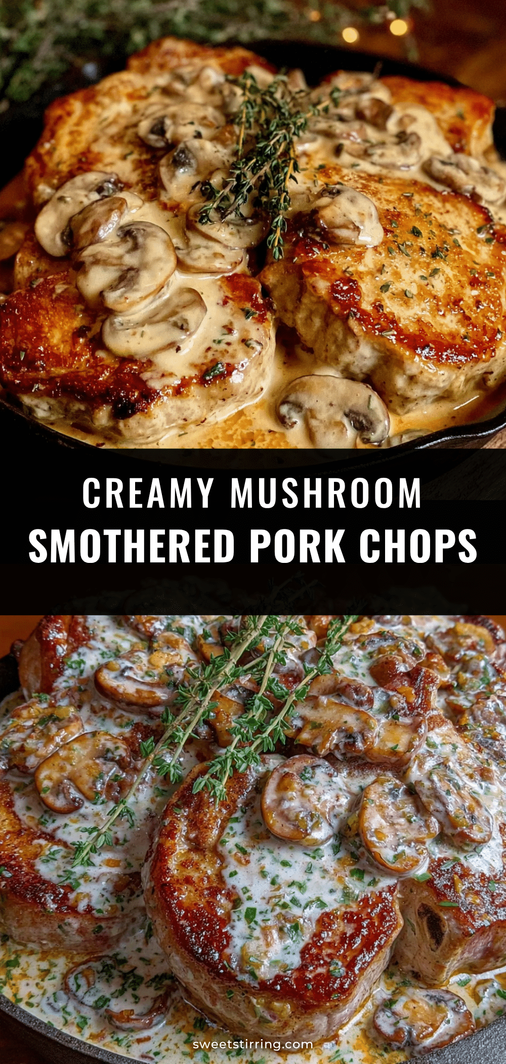 creamy smothered skillet pork chops recipe