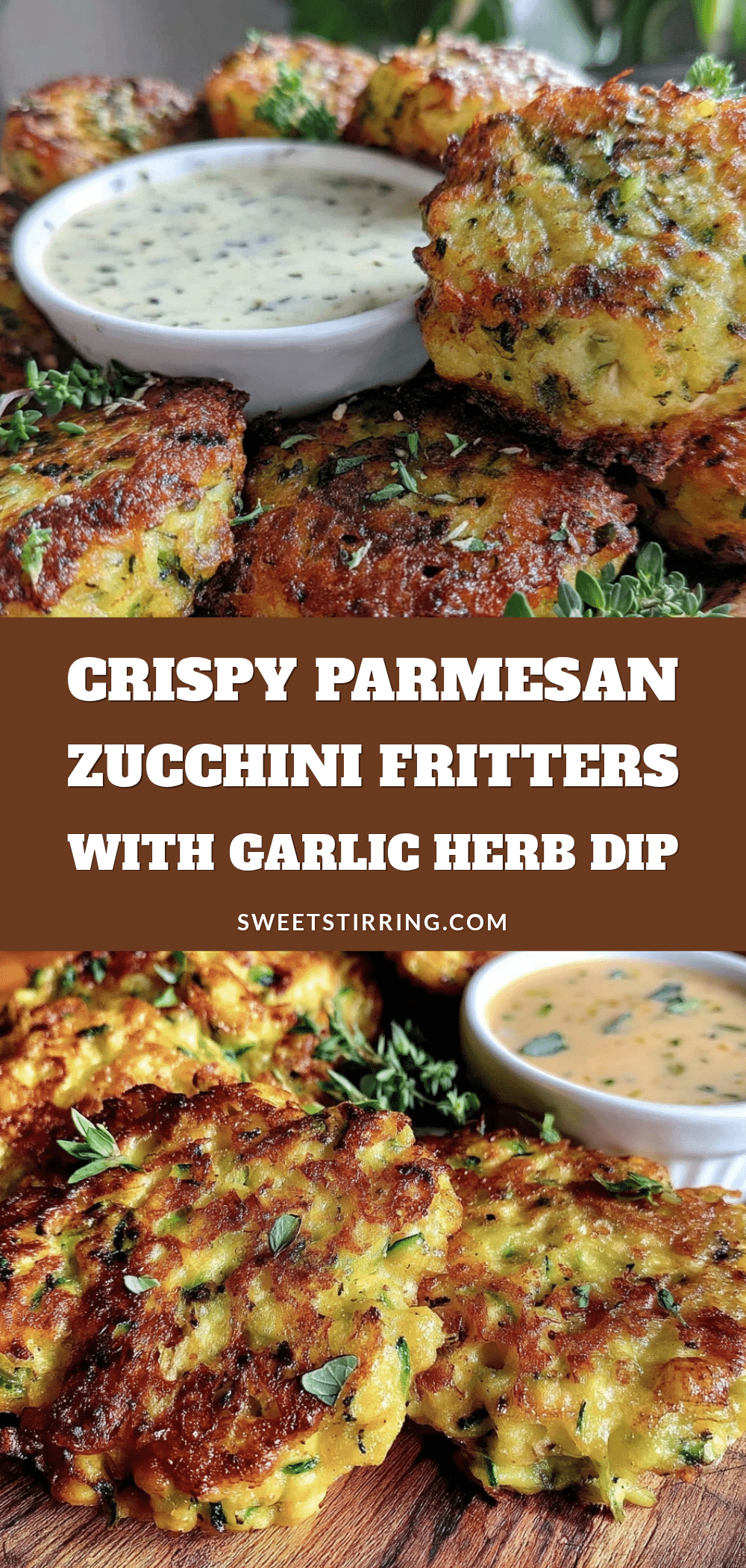crispy parmesan zucchini fritters recipe