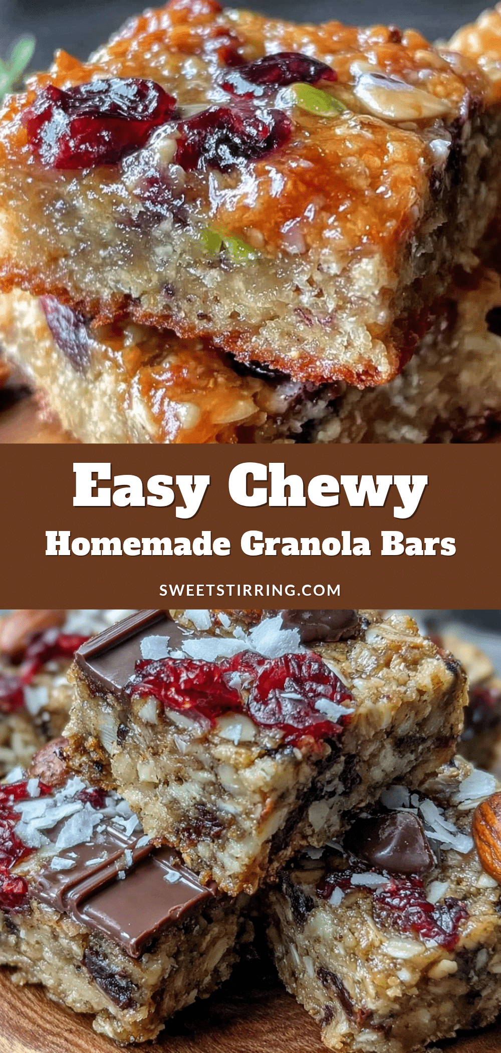 easy chewy homemade granola bars recipe