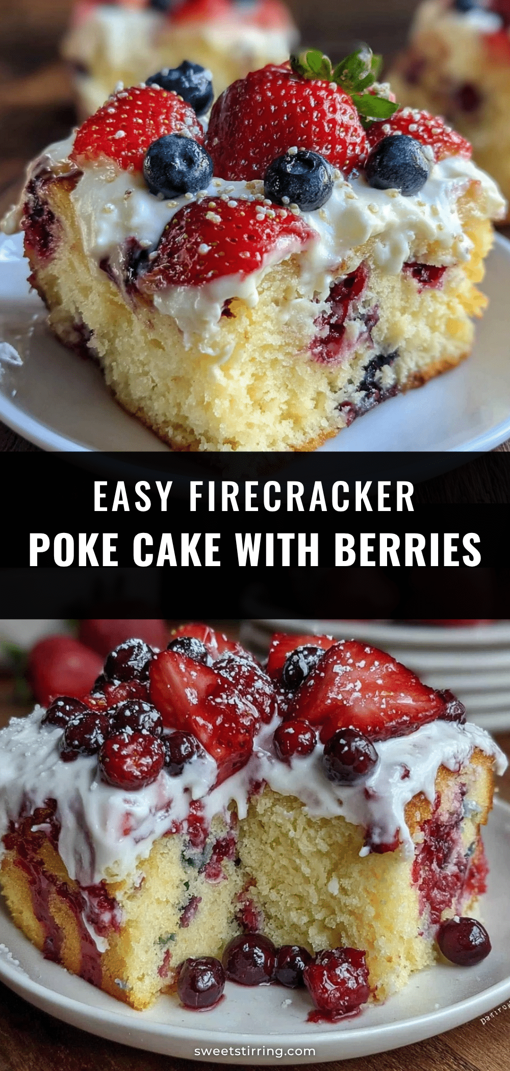 easy firecracker poke cake recipe