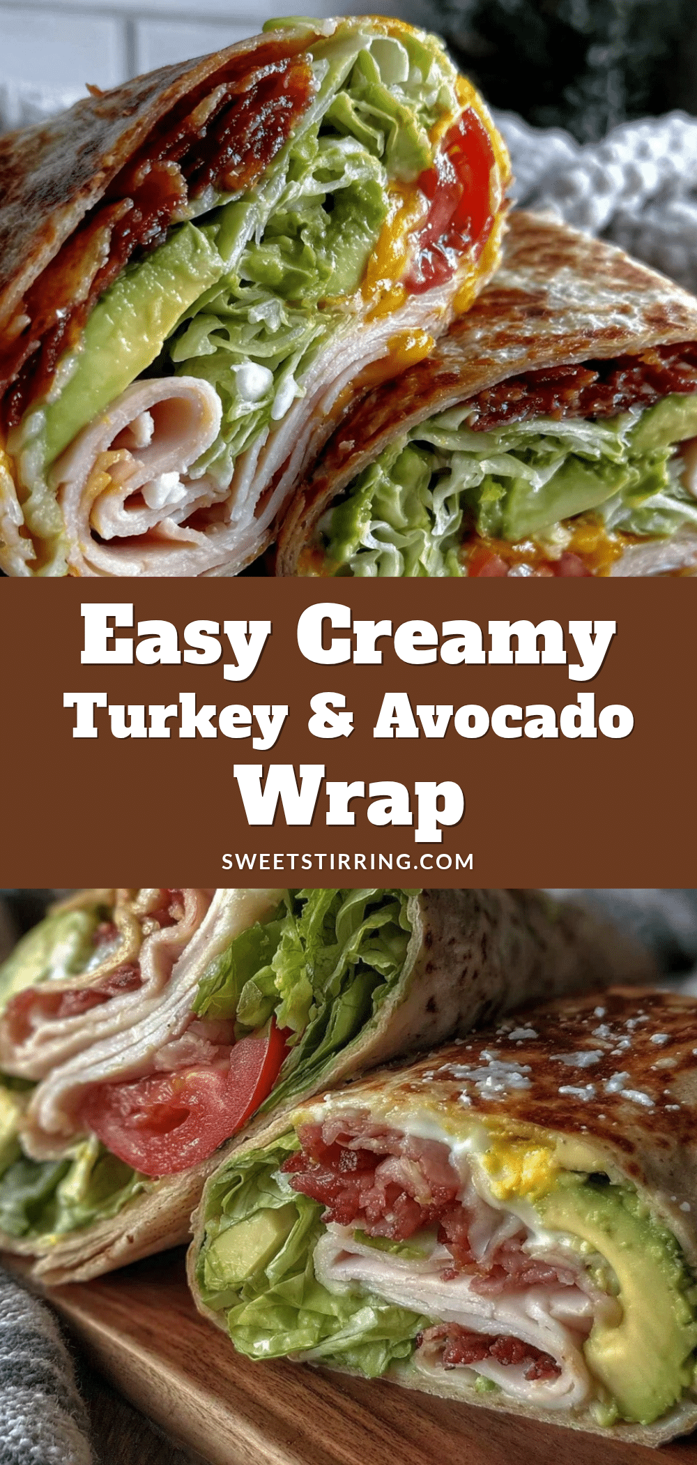 easy turkey avocado wrap recipe