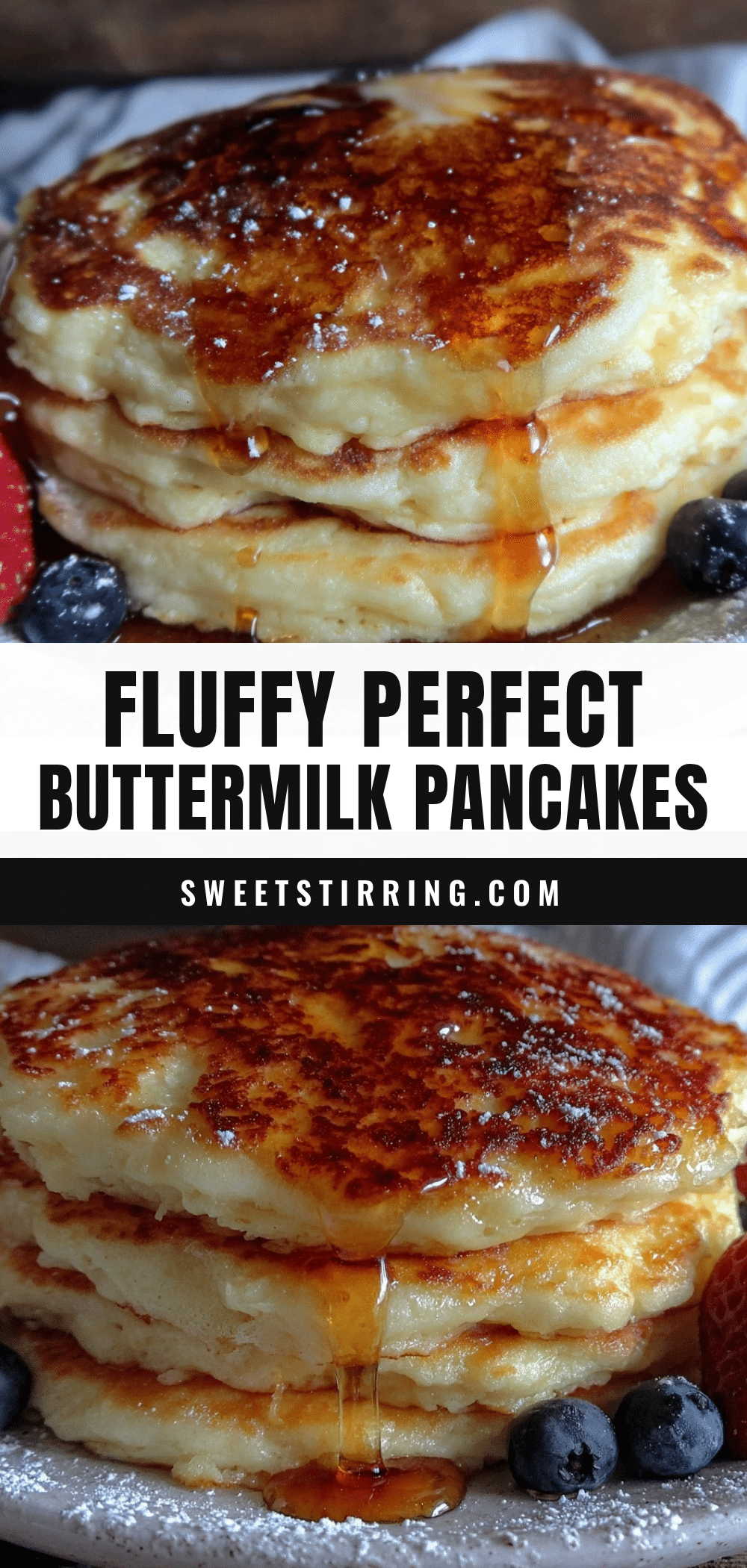 fluffy buttermilk pancakes recipe