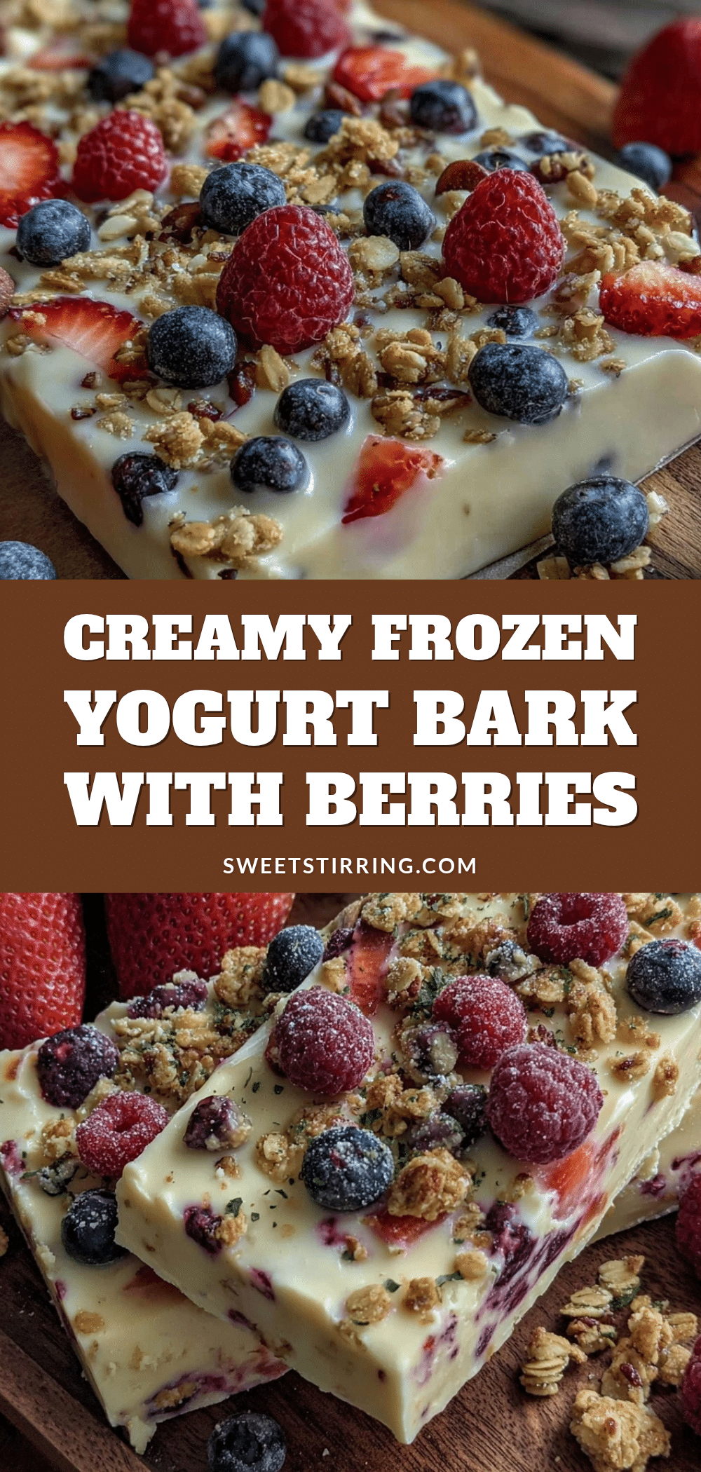 fresh frozen yogurt bark recipe