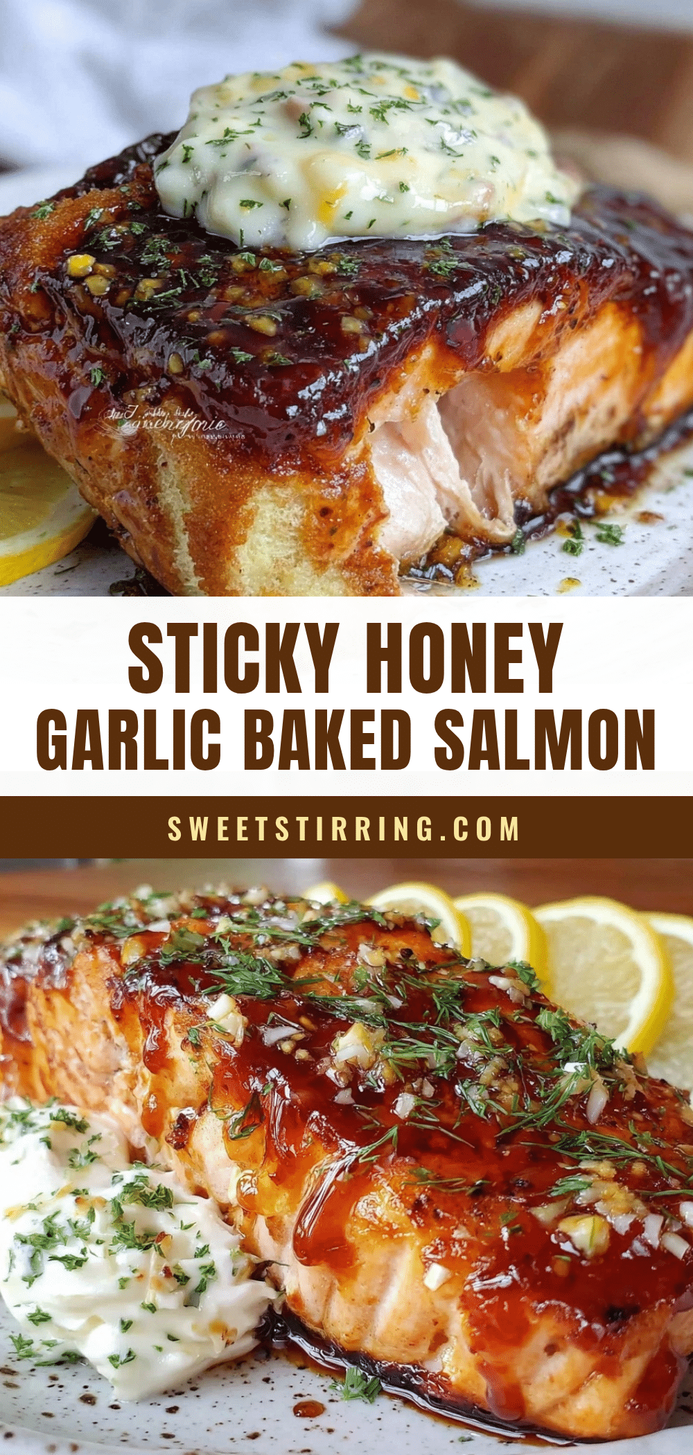 honey garlic glazed baked salmon recipe