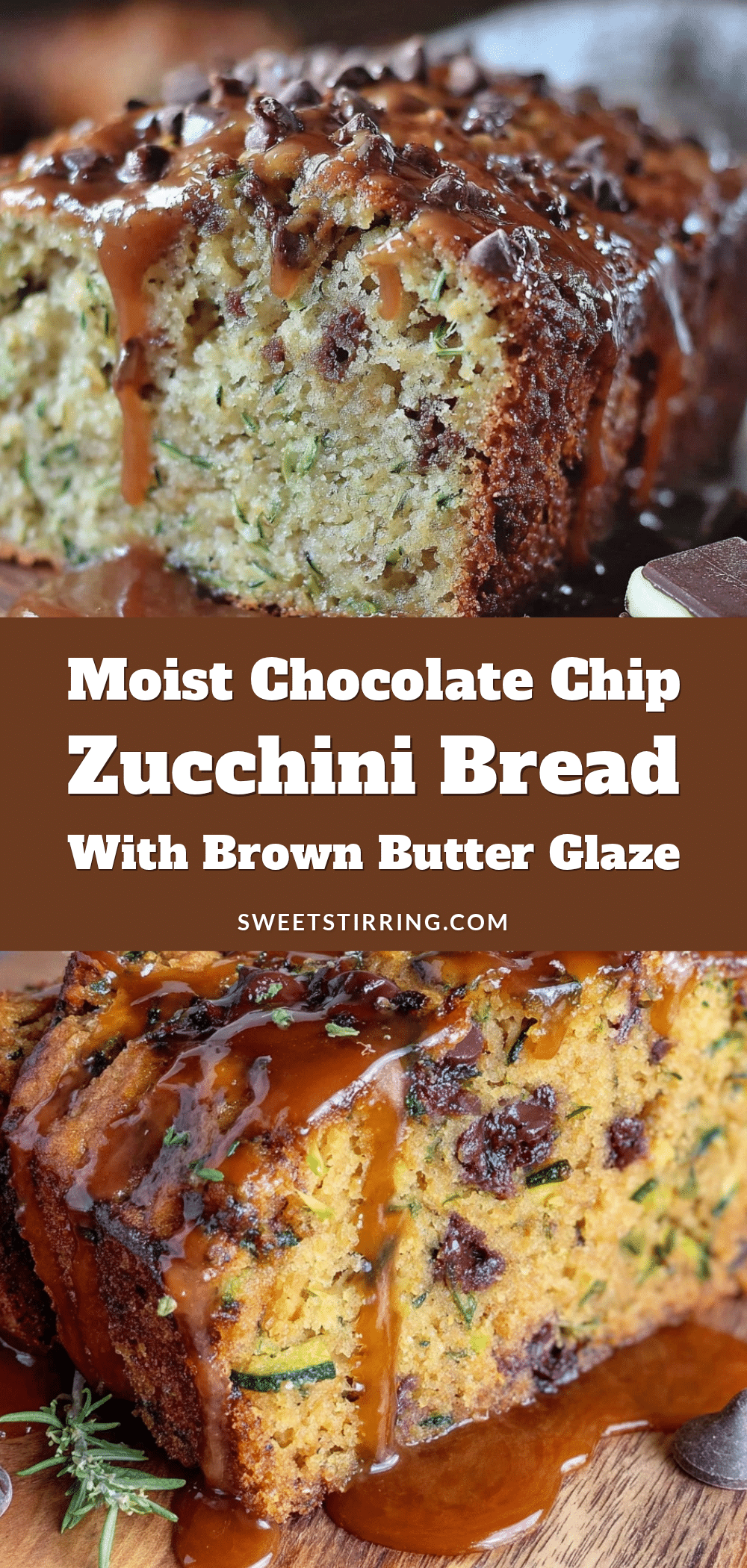 moist chocolate chip zucchini bread recipe