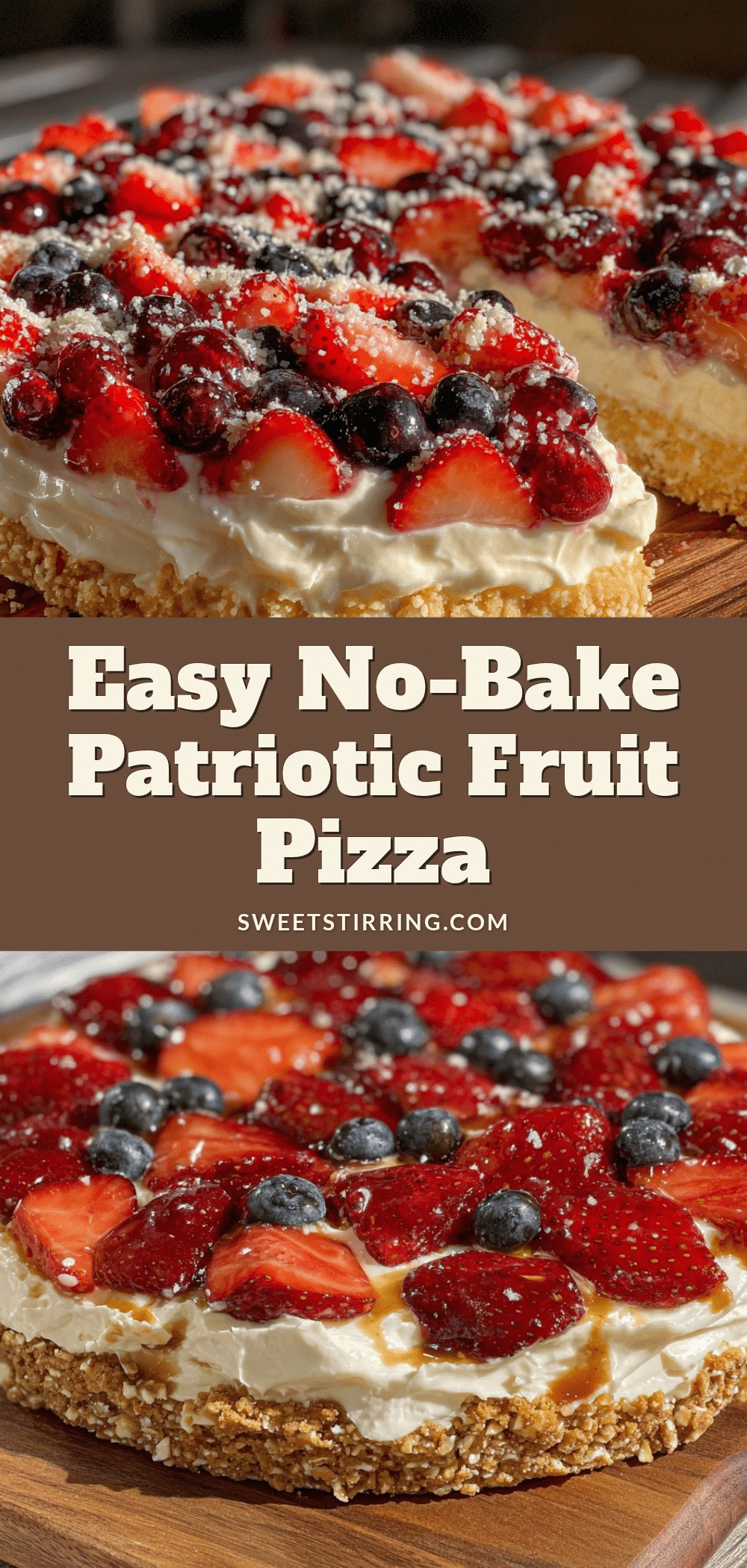 no-bake patriotic fruit pizza recipe